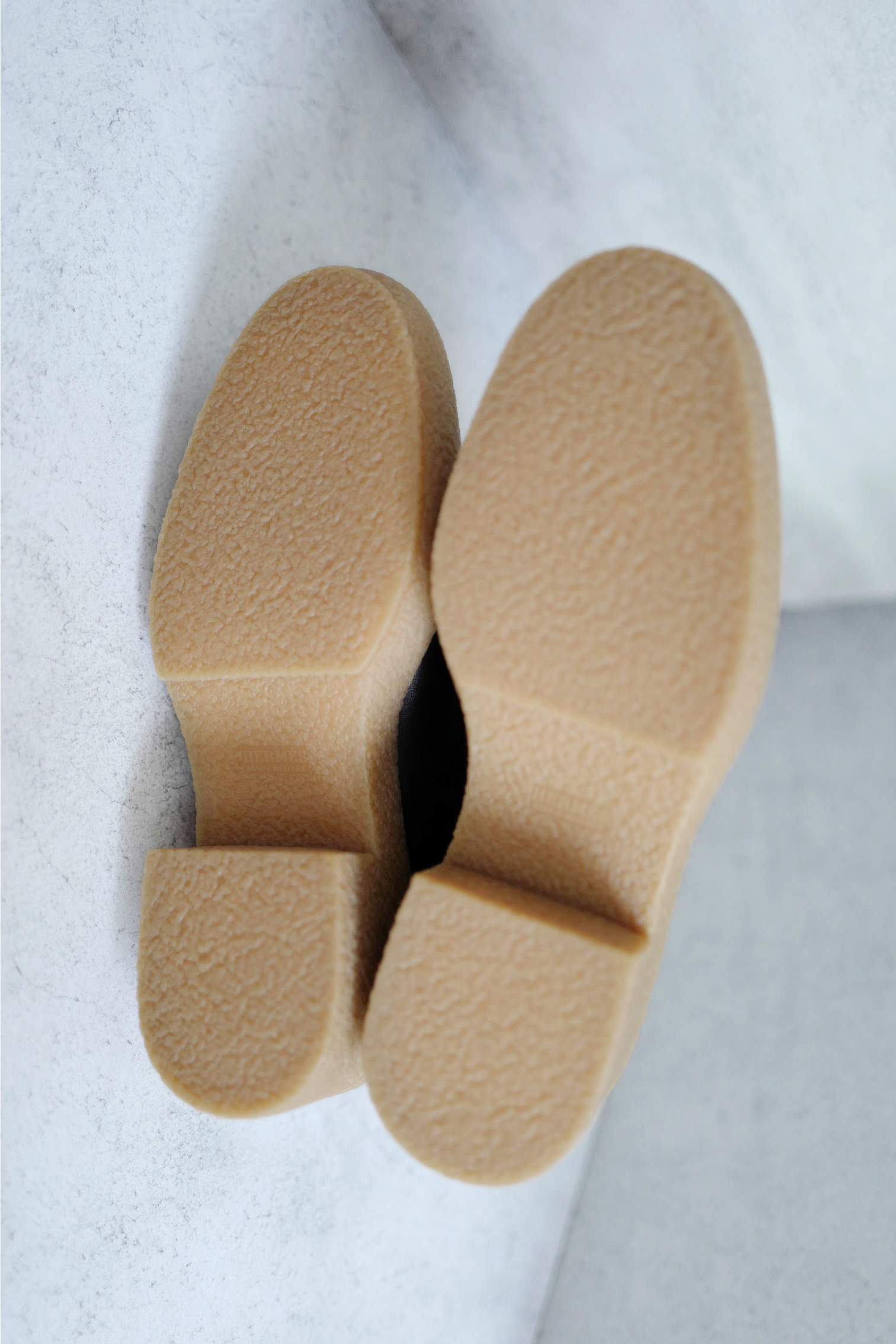 Hermes Fanny H Platform Loafers Size 37 In Noir BNIB