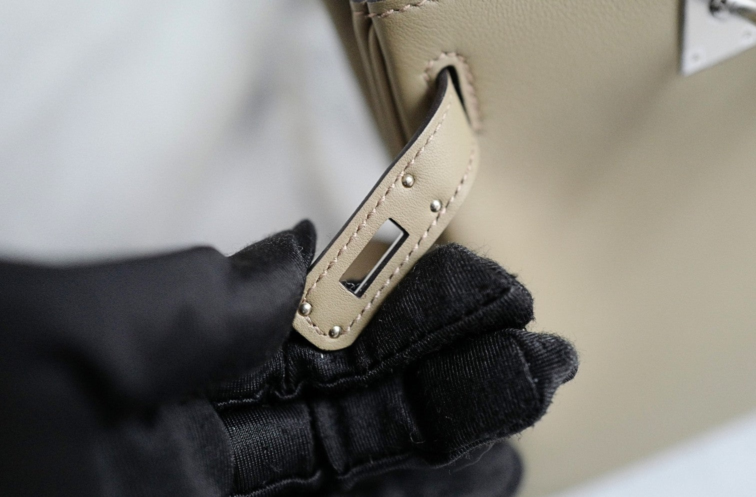 Hermès Kelly Jump Beige Marfa Swift Leather Palladium Hardware W/2024