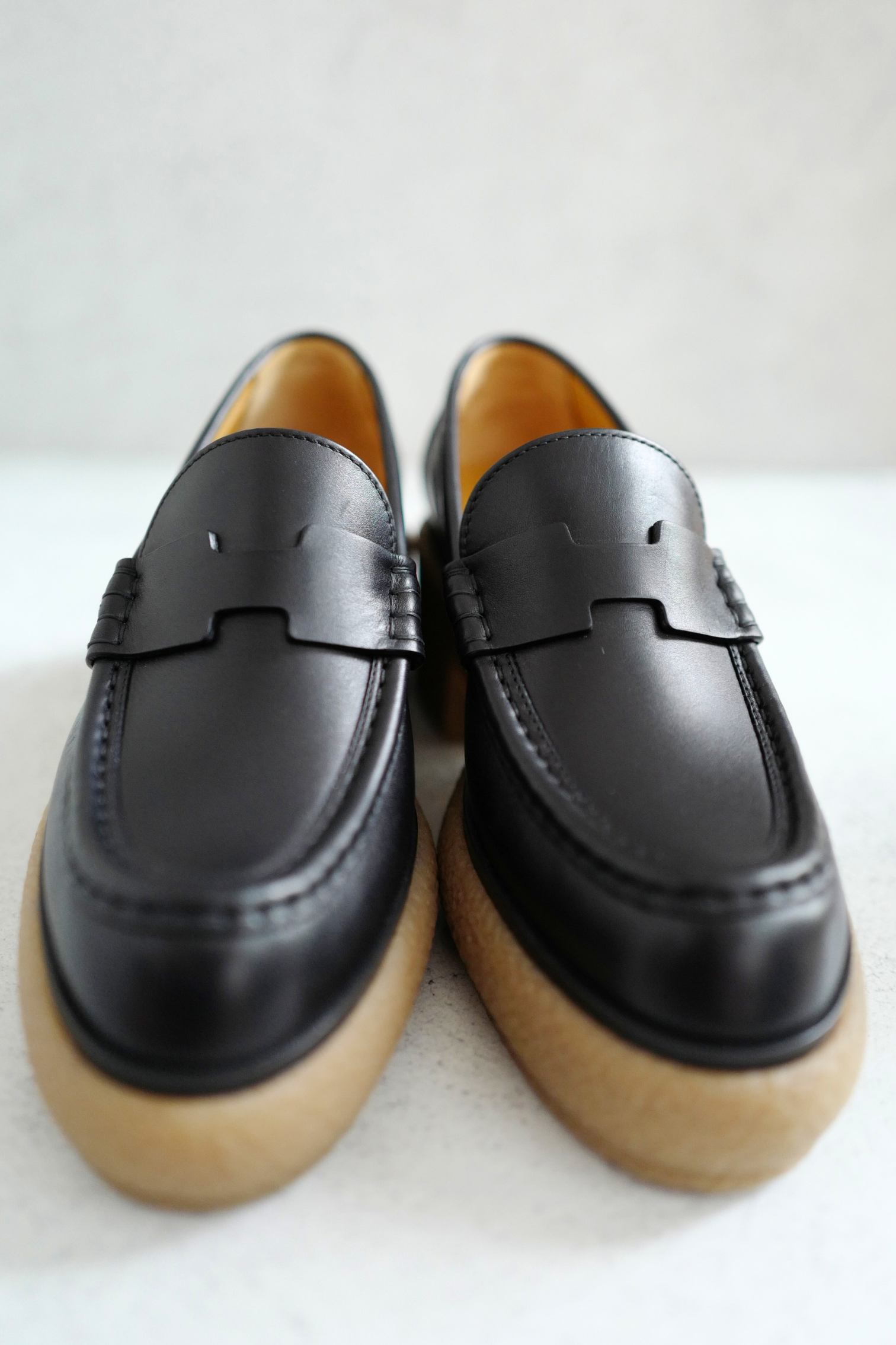 Hermes Fanny H Platform Loafers Size 37 In Noir BNIB