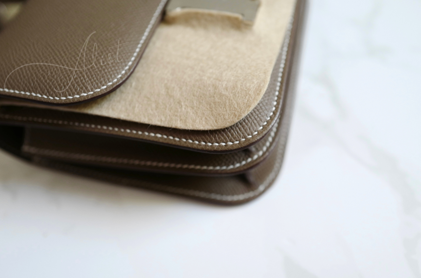 BNIB Hermes Constance 18 Etoupe Epsom Palladium Hardware W
