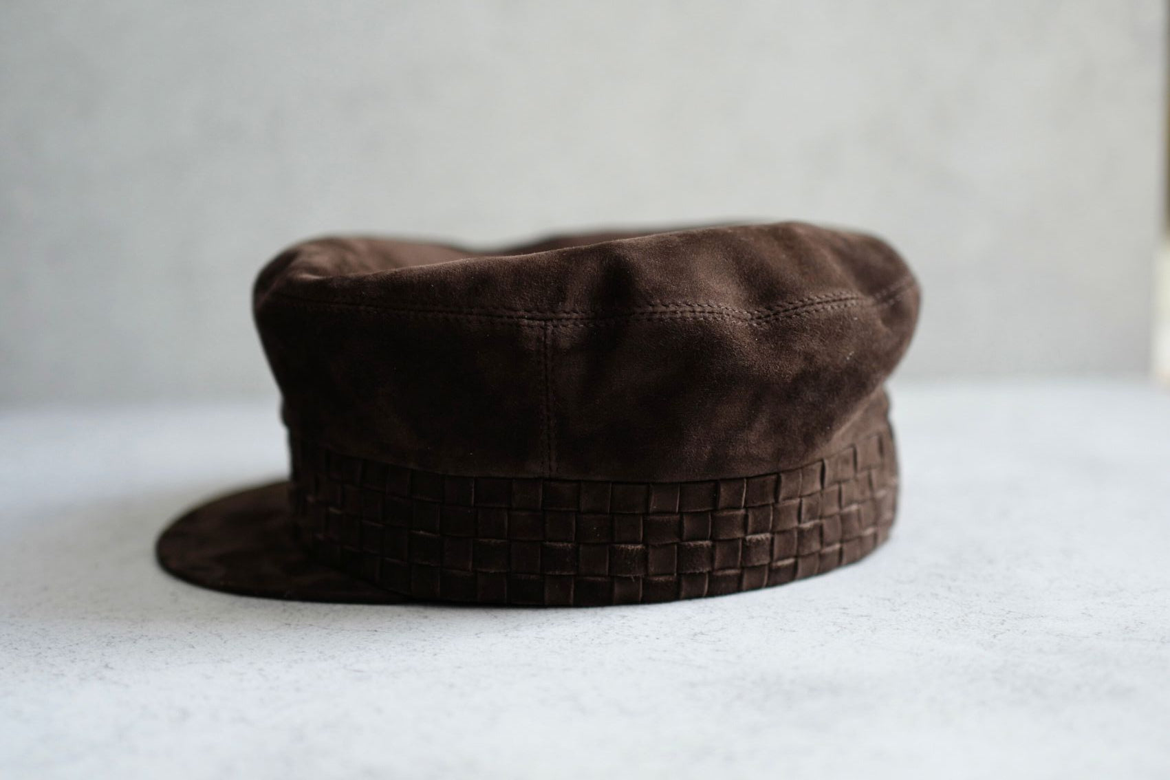 NEW Hermes Casquette Femme Giulietta in Marron Ebene Size 57 Hat $1600 Retail