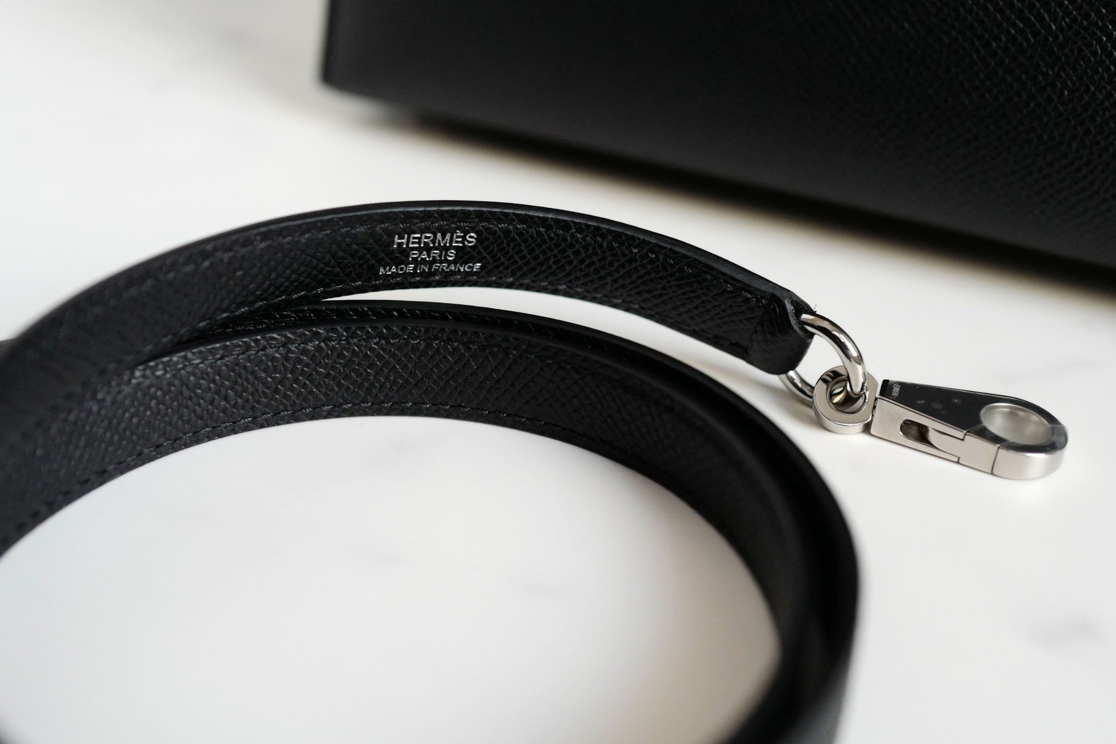 Hermès Kelly 25 Black Epsom Sellier Palladium Hardware K Stamp 2026