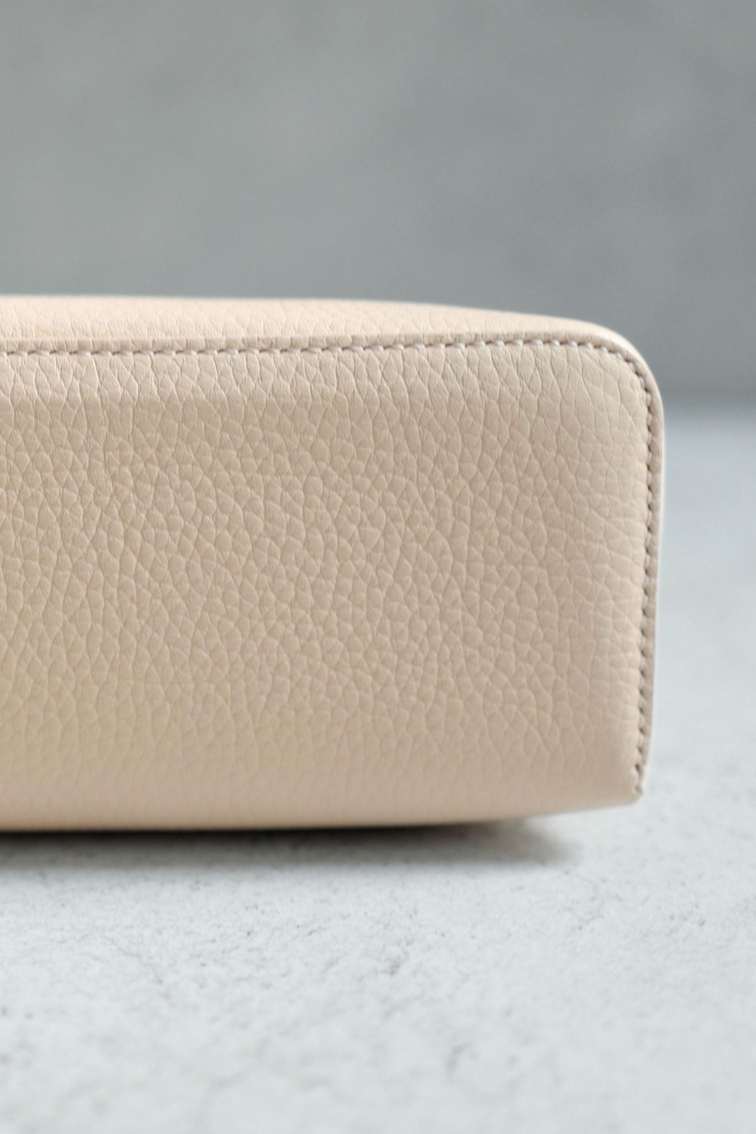 Loro Piana Extra Pocket L19 Vanity Pouch Rose Sakura Pink Calfskin Leather GHW