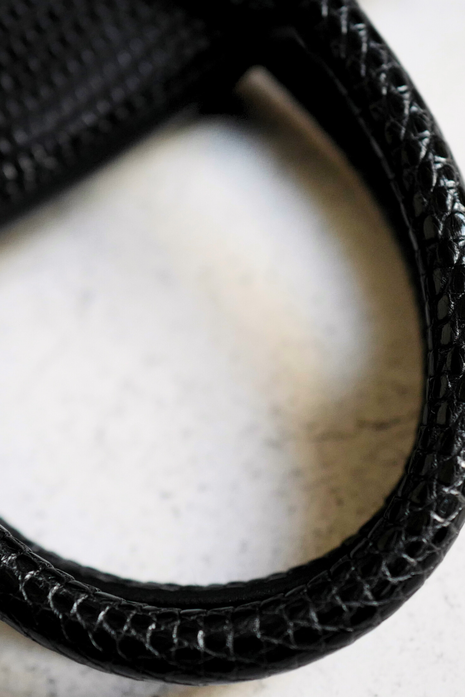 Hermès Birkin 25 Black Lizard Lisse with Palladium Hardware K