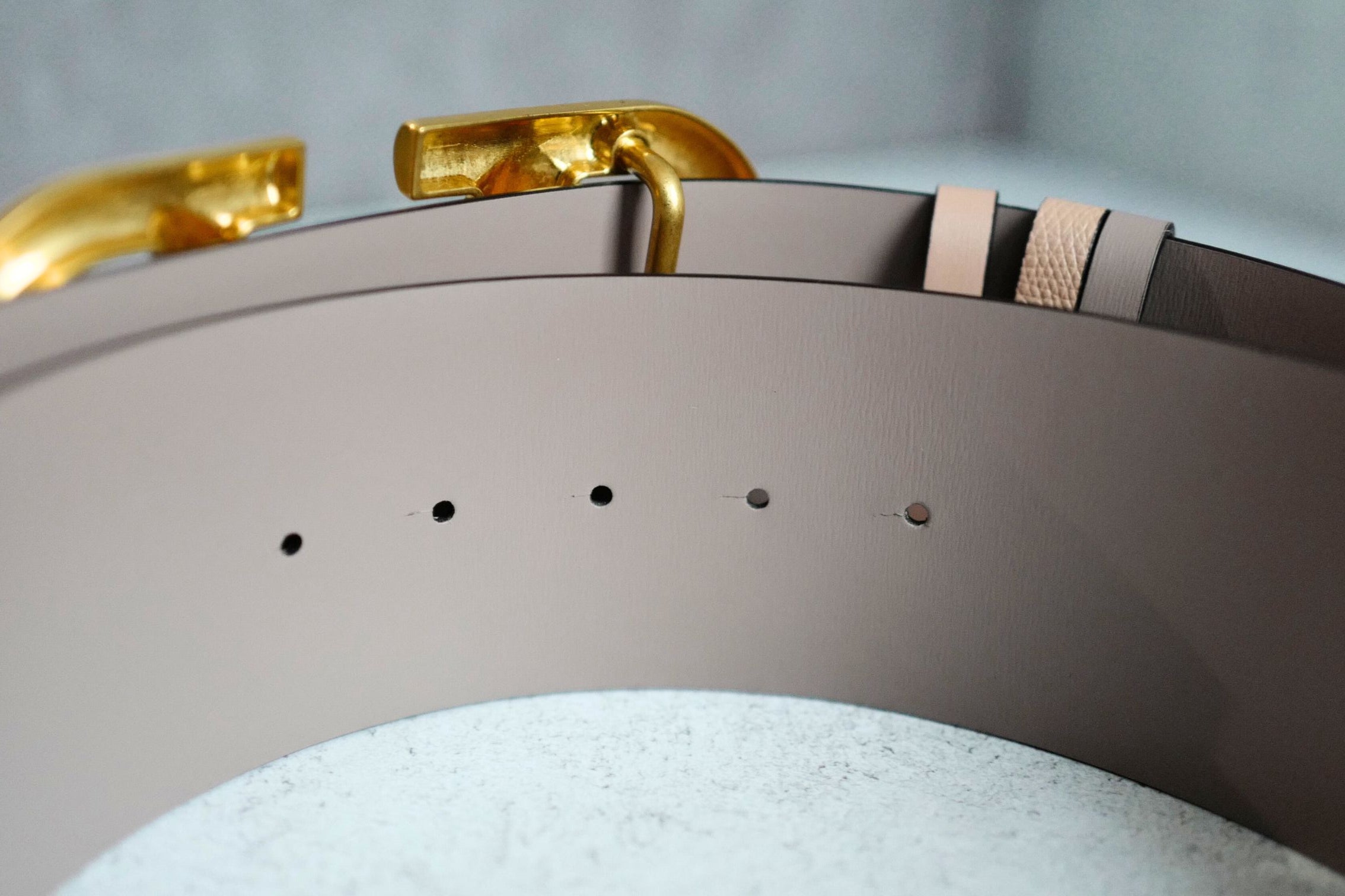 Valentino Vlogo Crystal Embellished Reversible Leather Belt Women's