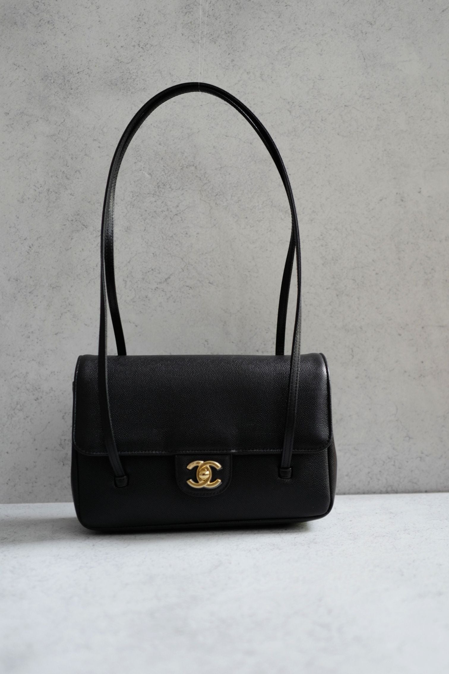 NEW Chanel 26S Preppy Coco 22 Small Black Grained Calfskin GHW Matthieu Blazy