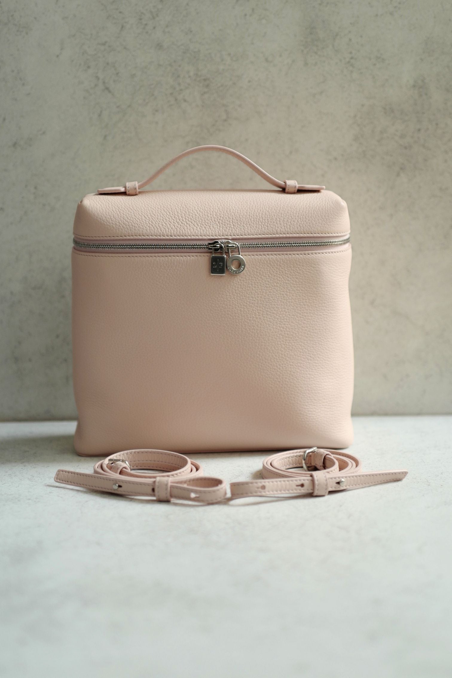 BNIB Loro Piana Extra Pocket backpack L23.5 in Candoglia Marble Rose Sakura Pink