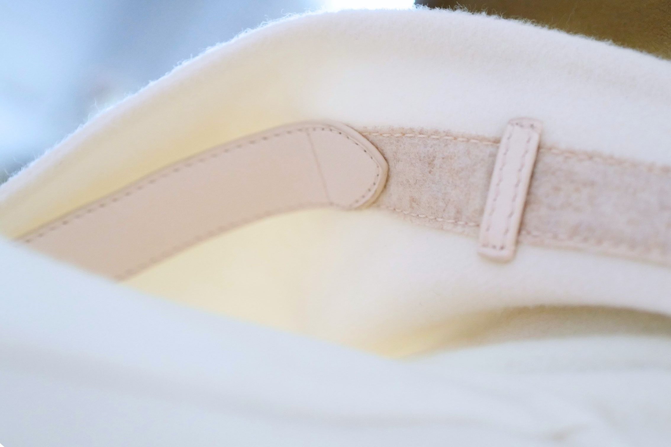 Hermès Double-Face Cashmere Coat with Felt & Leather Details in Natural White Size 34