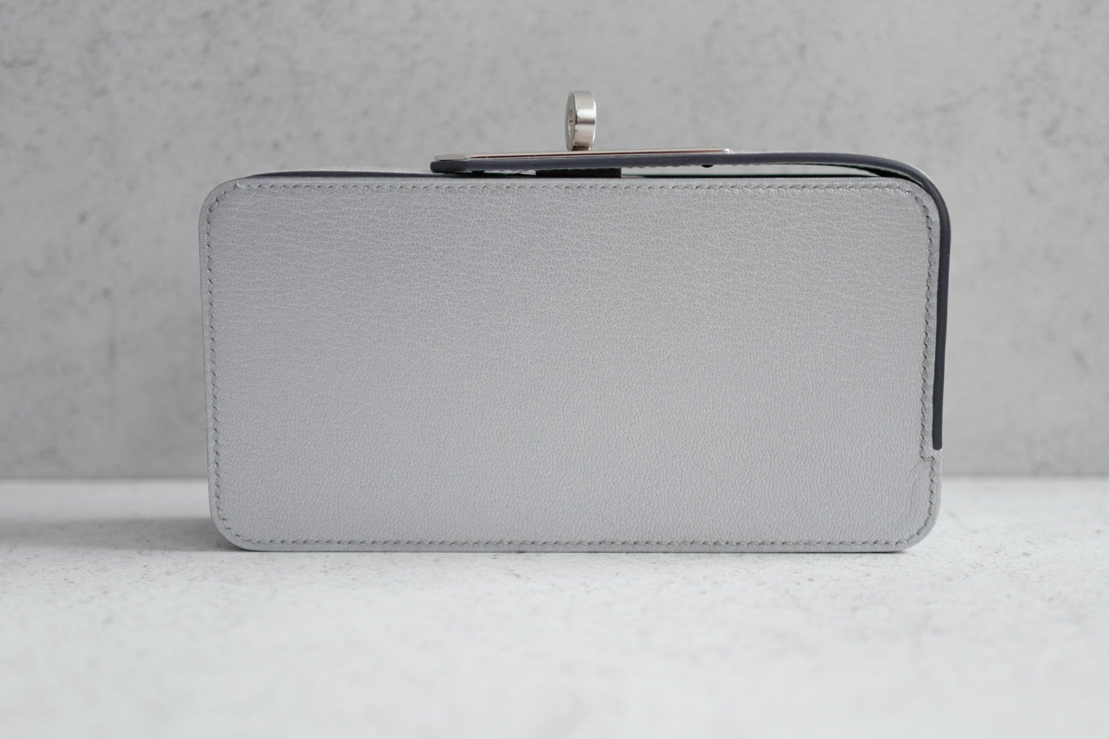 BNIB Hermes Clutch Sanglons Argent Chamkila Goatskin PHW G Stamp 2026