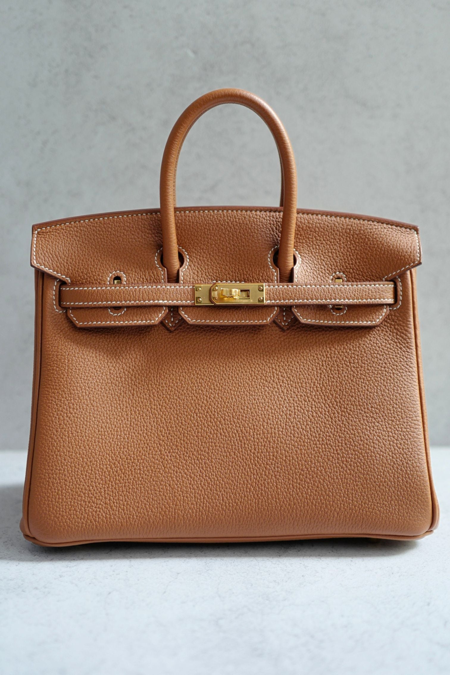 BNIB Hermes Birkin 25 Gold Togo Leather Gold Hardware G Stamp 2026