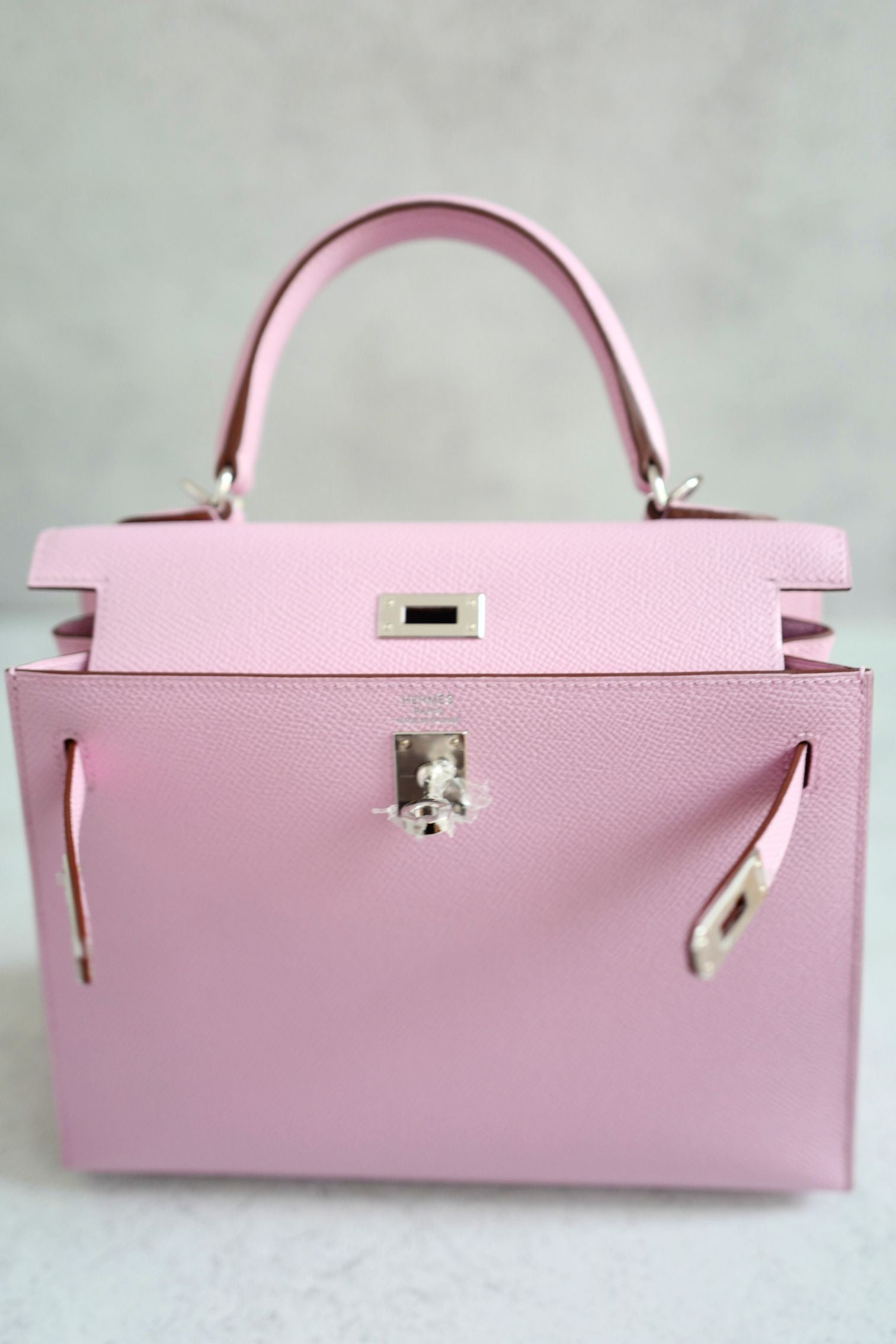 BNIB Hermès Kelly 25 Mauve Sylvestre Epsom Sellier PHW G Stamp 2026
