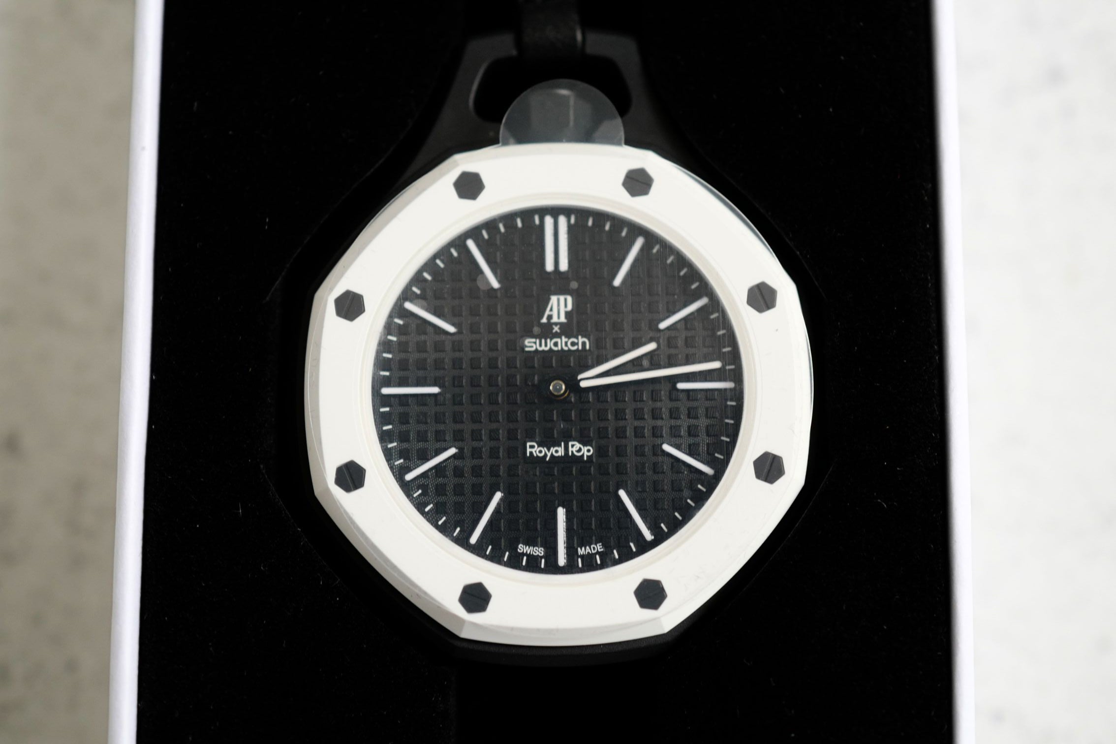 Audemars Piguet x Swatch Royal Pop Panda Black White Mechanical Watch