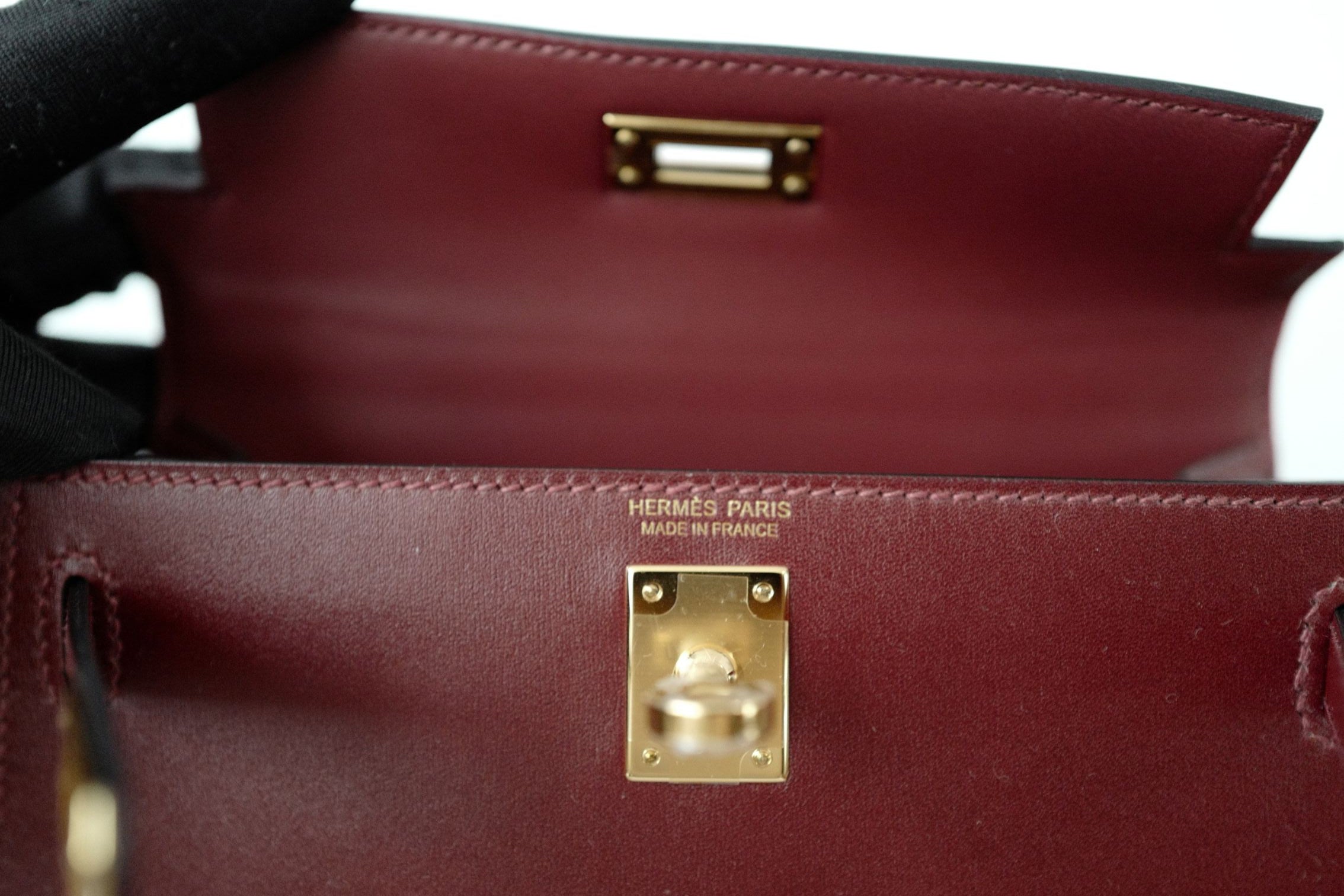 BNIB Hermès Mini Kelly 20 Rouge H Box Calf Leather Gold Hardware K Stamp 2025