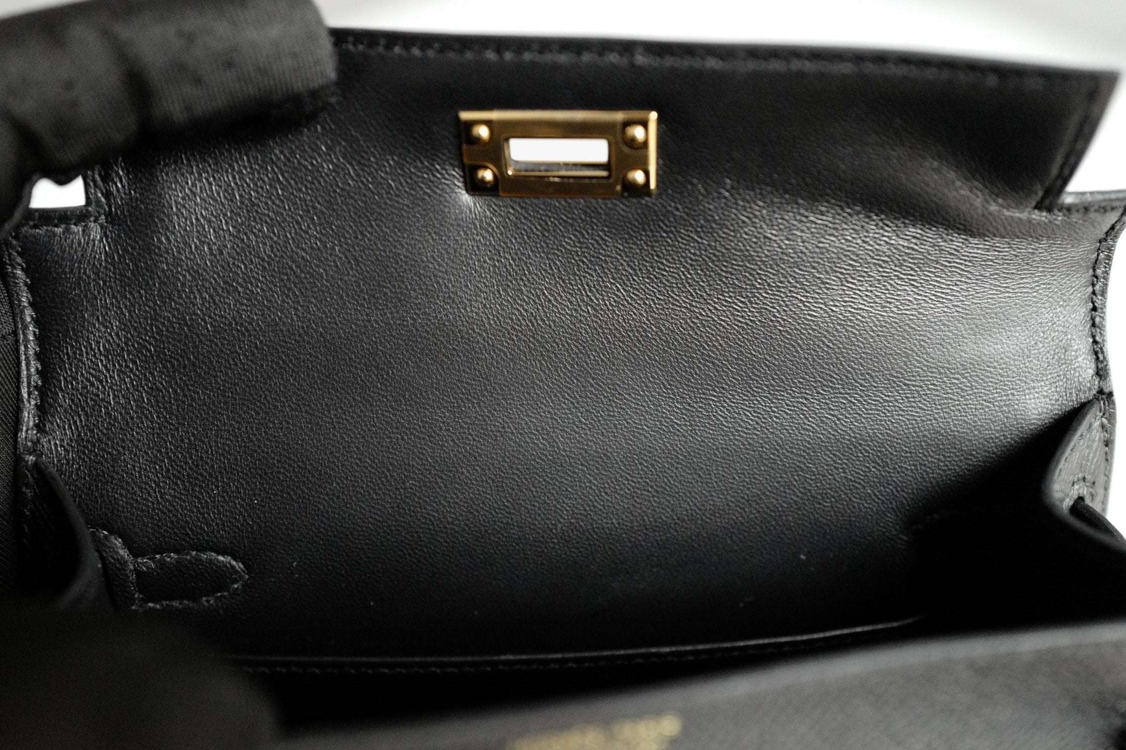 BNIB Hermes Mini Kelly Black Epsom Calfskin Gold Hardware G Stamp 2026