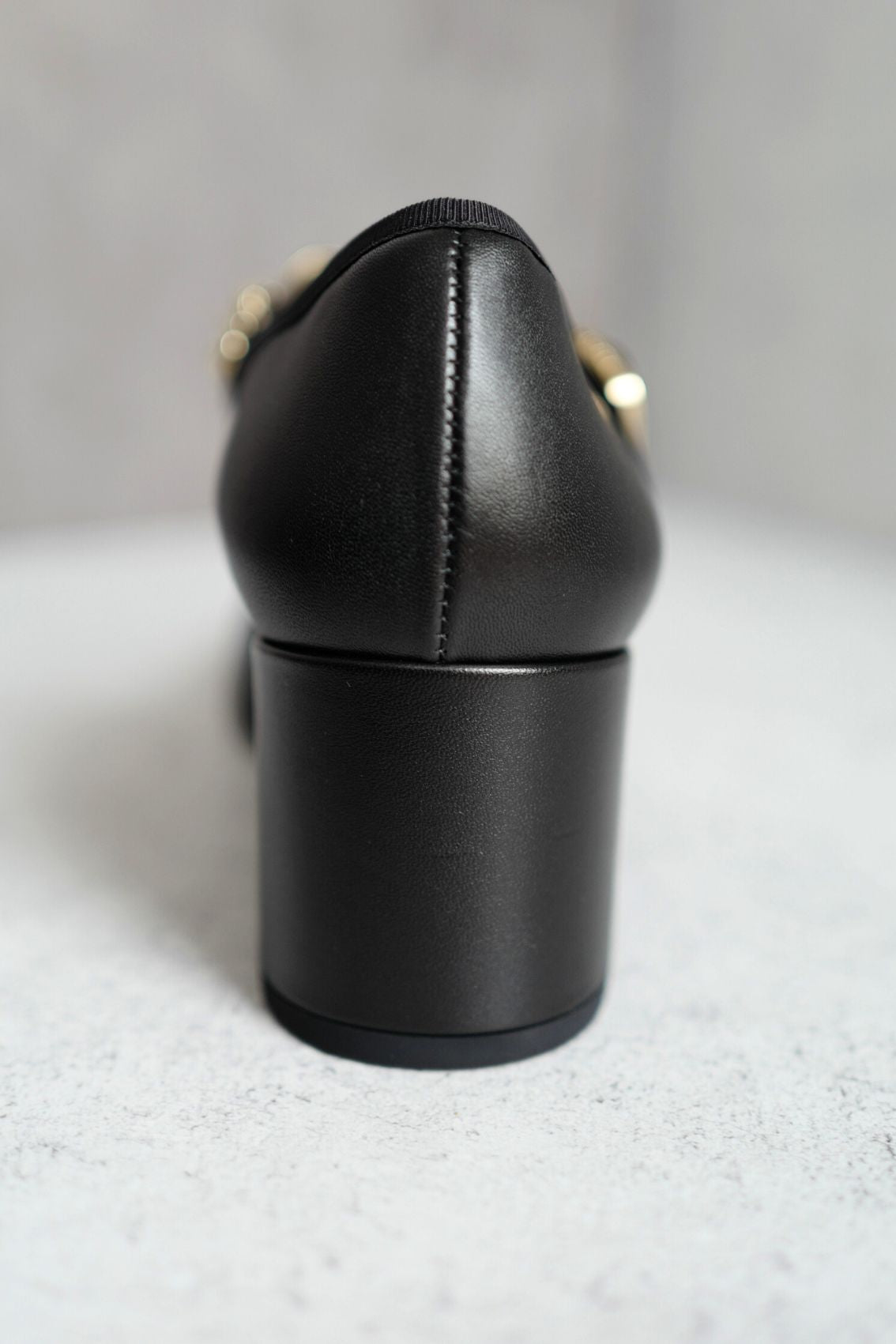 Chanel 24A Metiers D’art Black Leather Mary Jane Heels Gold Charms Size38 BNIB