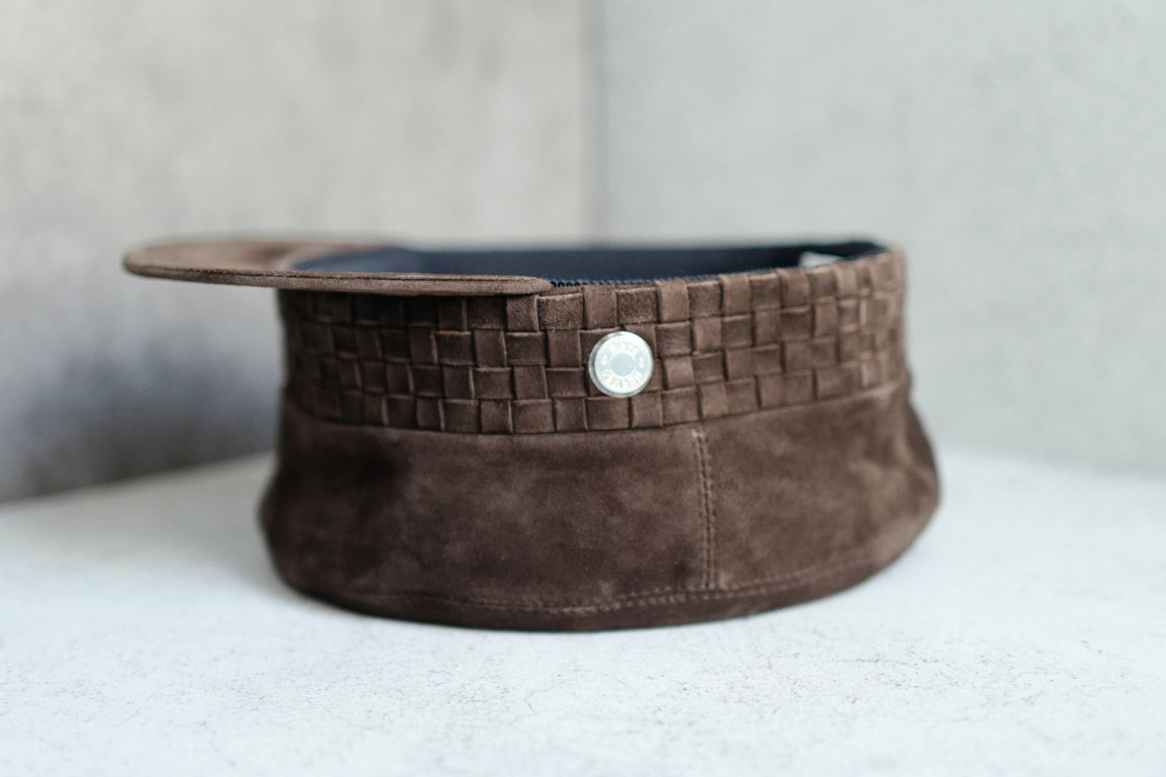 NEW Hermes Casquette Femme Giulietta in Marron Ebene Size 57 Hat $1600 Retail