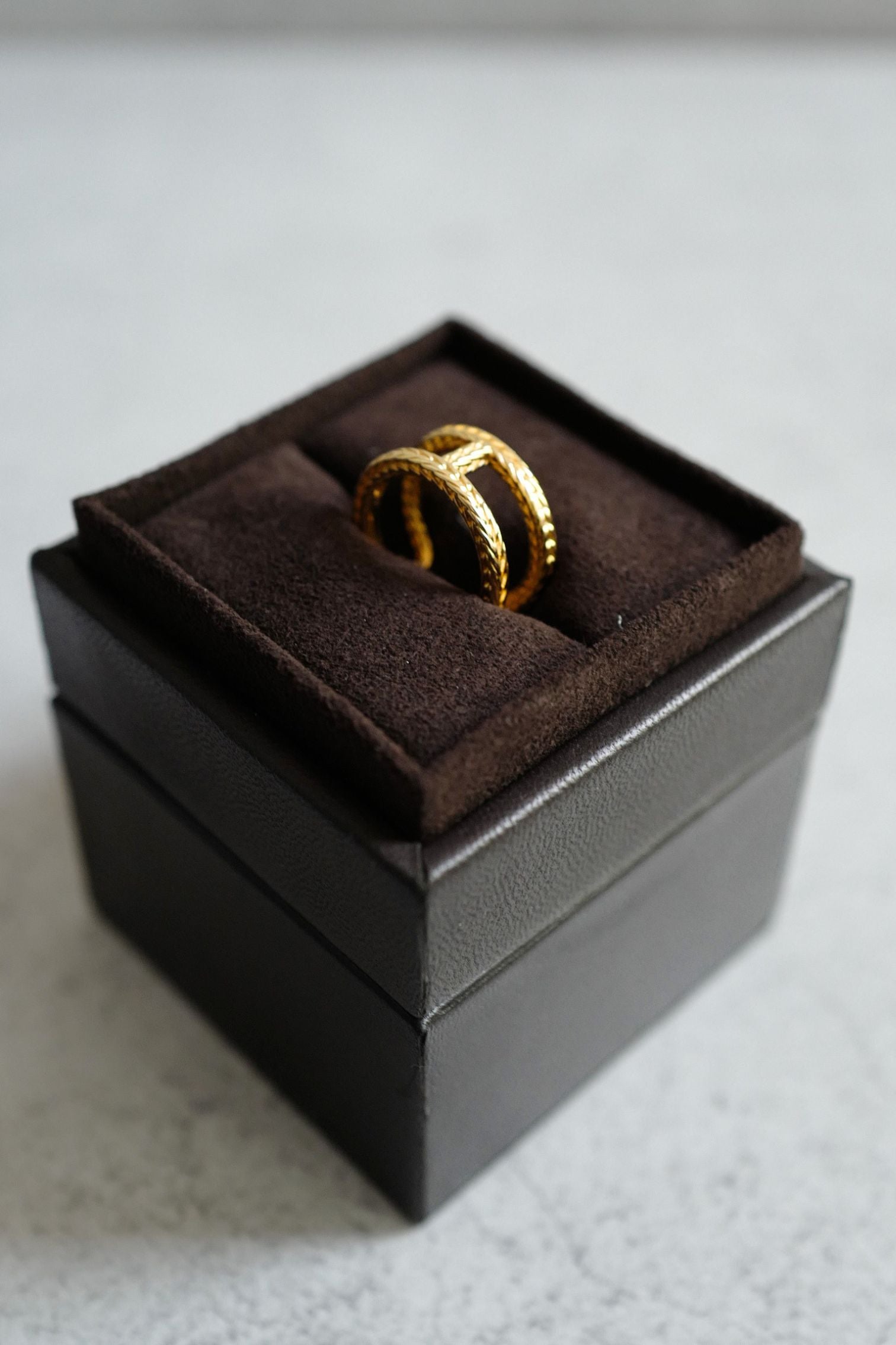 Hermès Chaine d’Ancre Danaé Ring Small Model Yellow Gold 18K Size 52