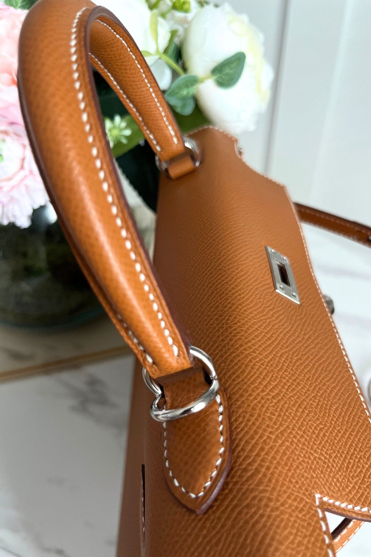 BNIB Hermes Kelly 25 Gold Epsom Sellier Palladium Hardware G Stamp 2026