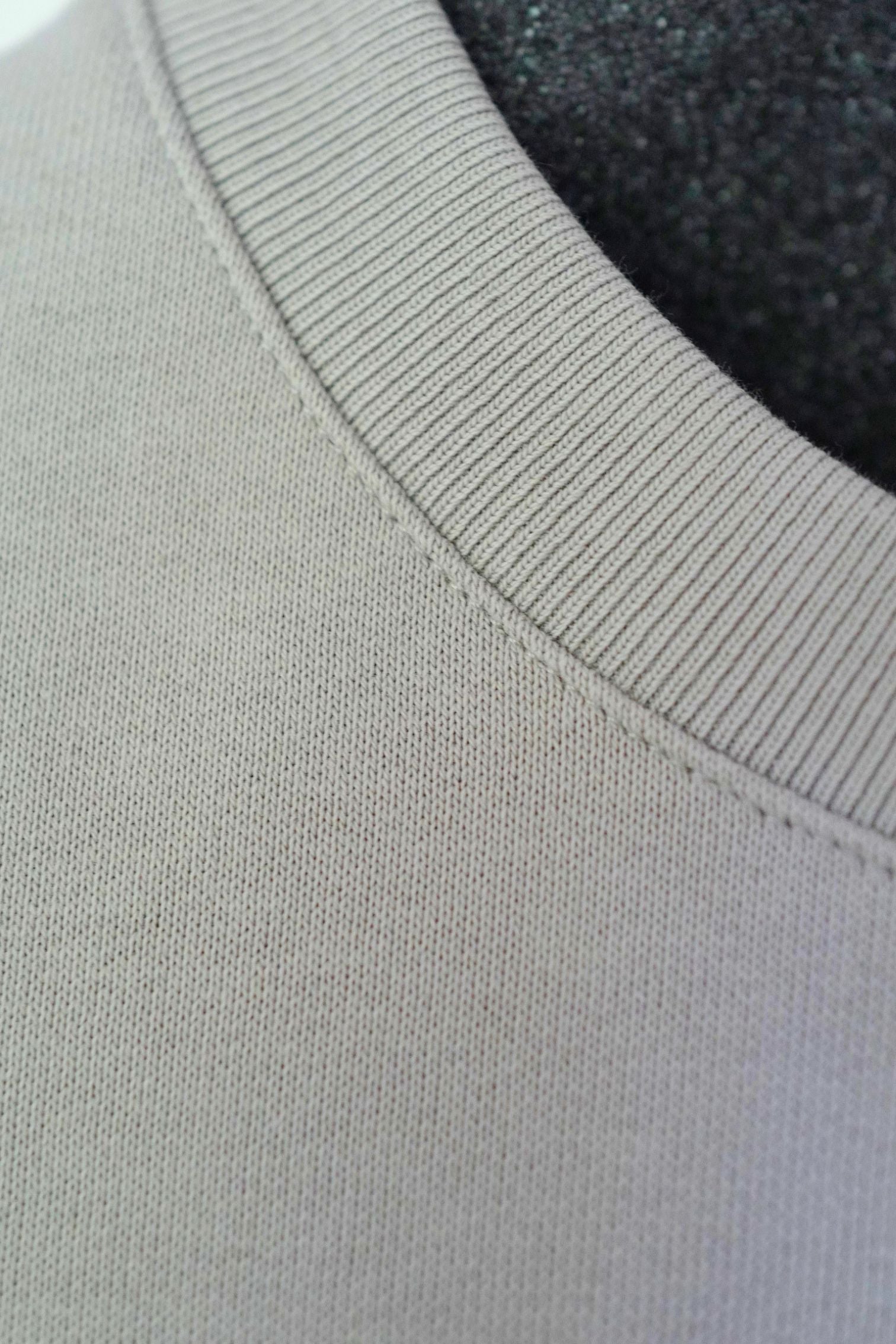 Hermès Ex-Libris Crewneck Sweater Mastic Cotton Size L