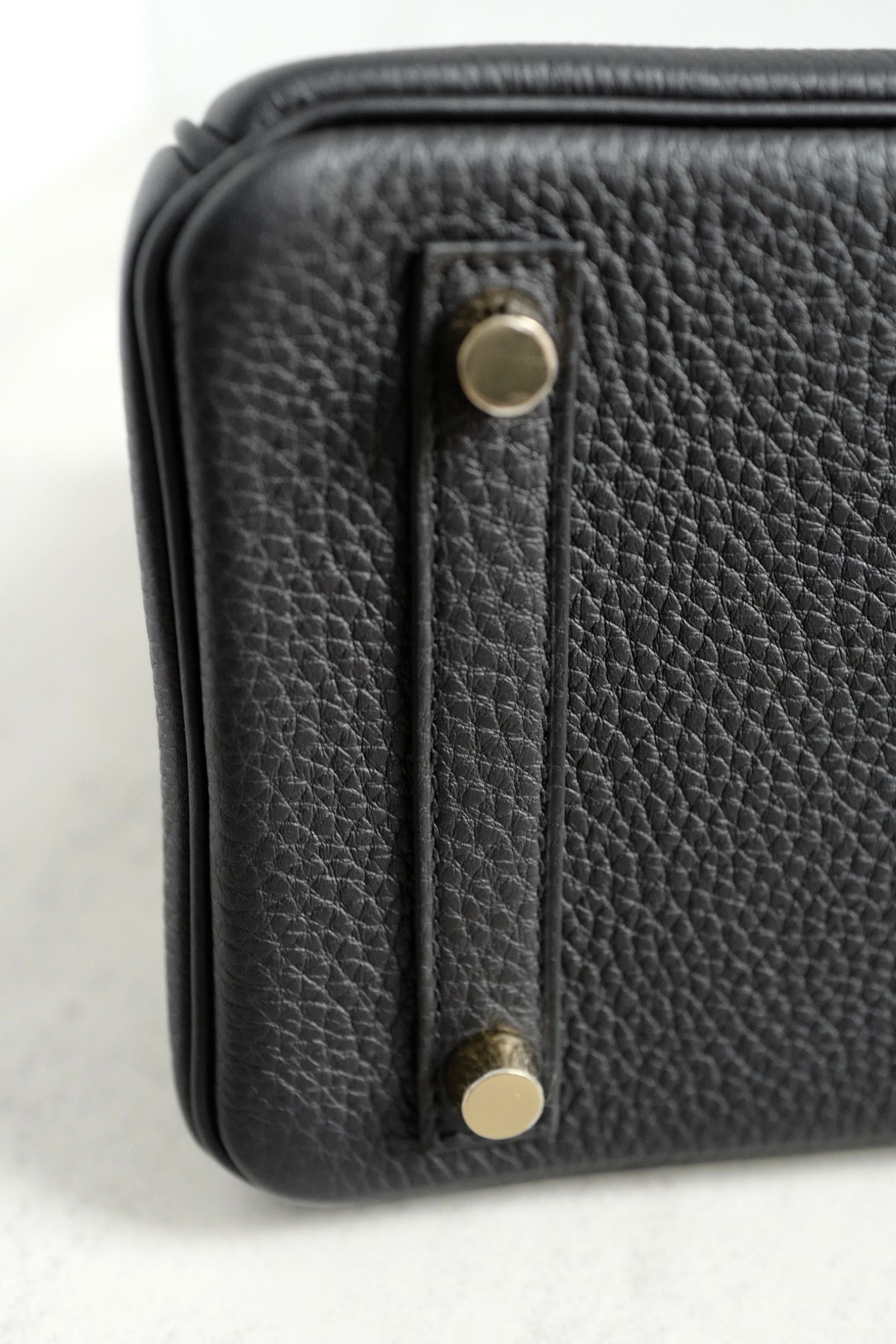 New Hermès Birkin 25 Black Togo Leather Gold Hardware