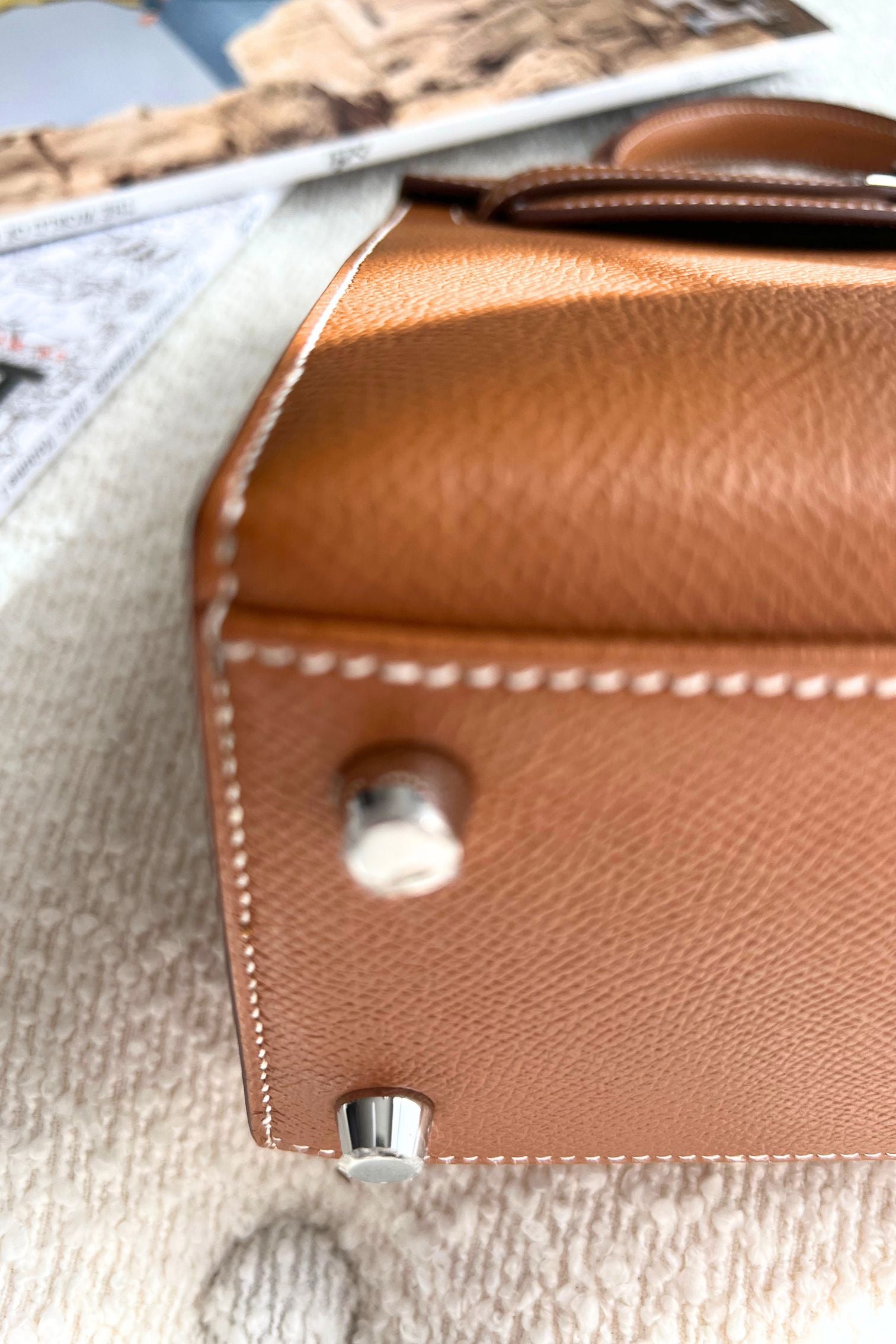 BNIB Hermes Kelly 25 Gold Epsom Sellier Palladium Hardware G Stamp 2026