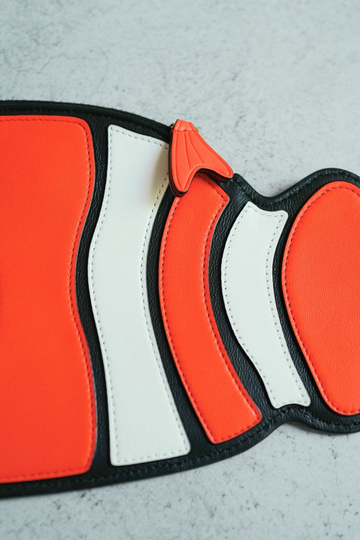 New Chanel 26M Nemo Clutch Lambskin Orange White Black CC Logo