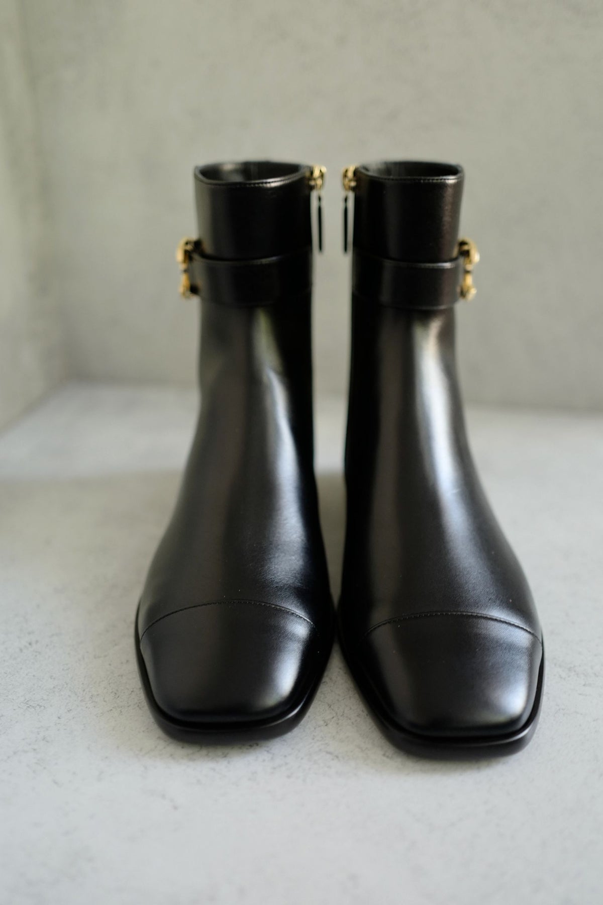 BNIB Chanel 26K Short Boots Black Calfskin Leather Size 38
