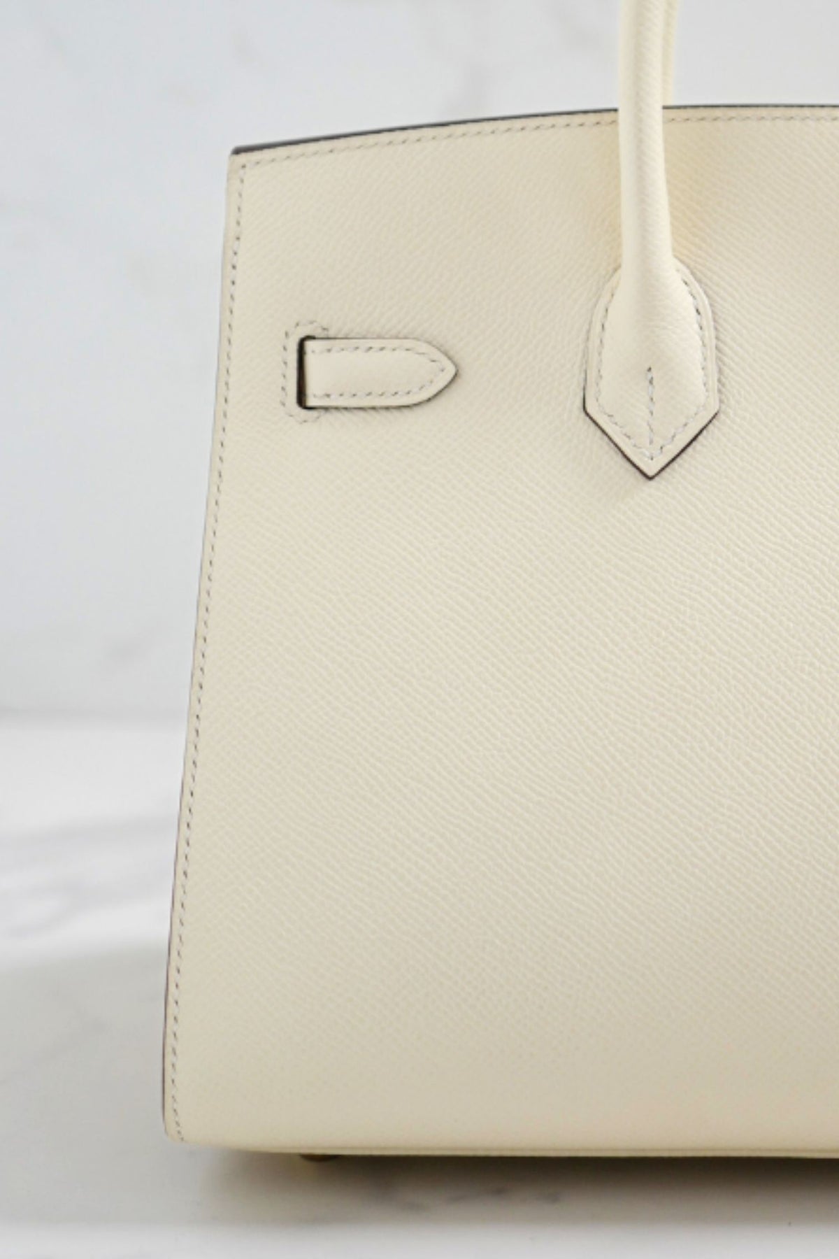Hermes Birkin 25 Nata Epsom Sellier Gold Hardware