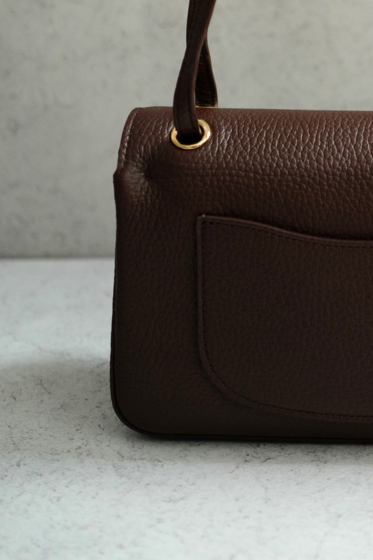 Chanel 26B Pre Fall Winter Mini Flap Bag Chocolate Brown Grained Calfskin GHW