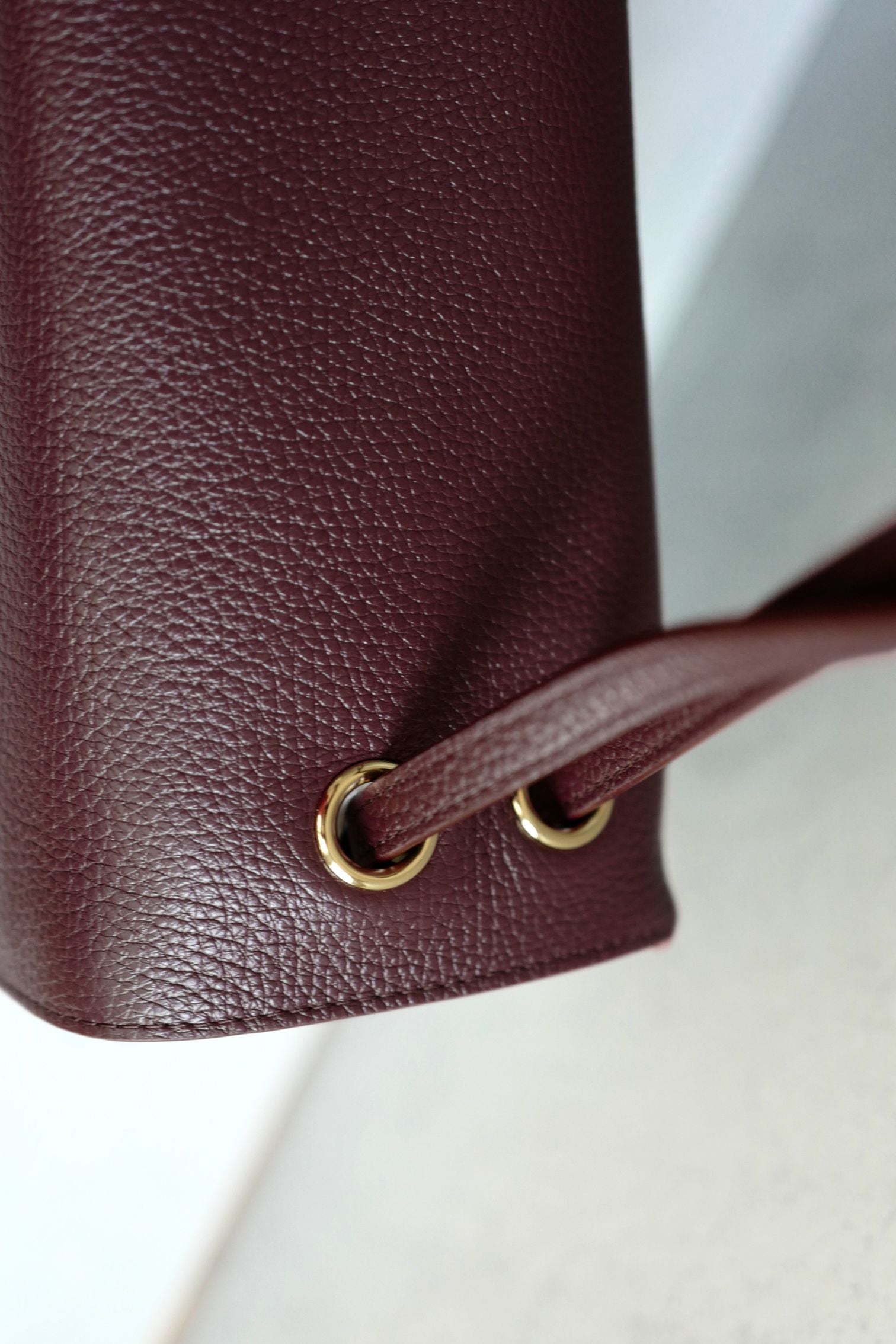 Chanel 26S Matthieu Blazy's Maxi 38 Flapbag Burgundy Grained Calfskin Gold HW