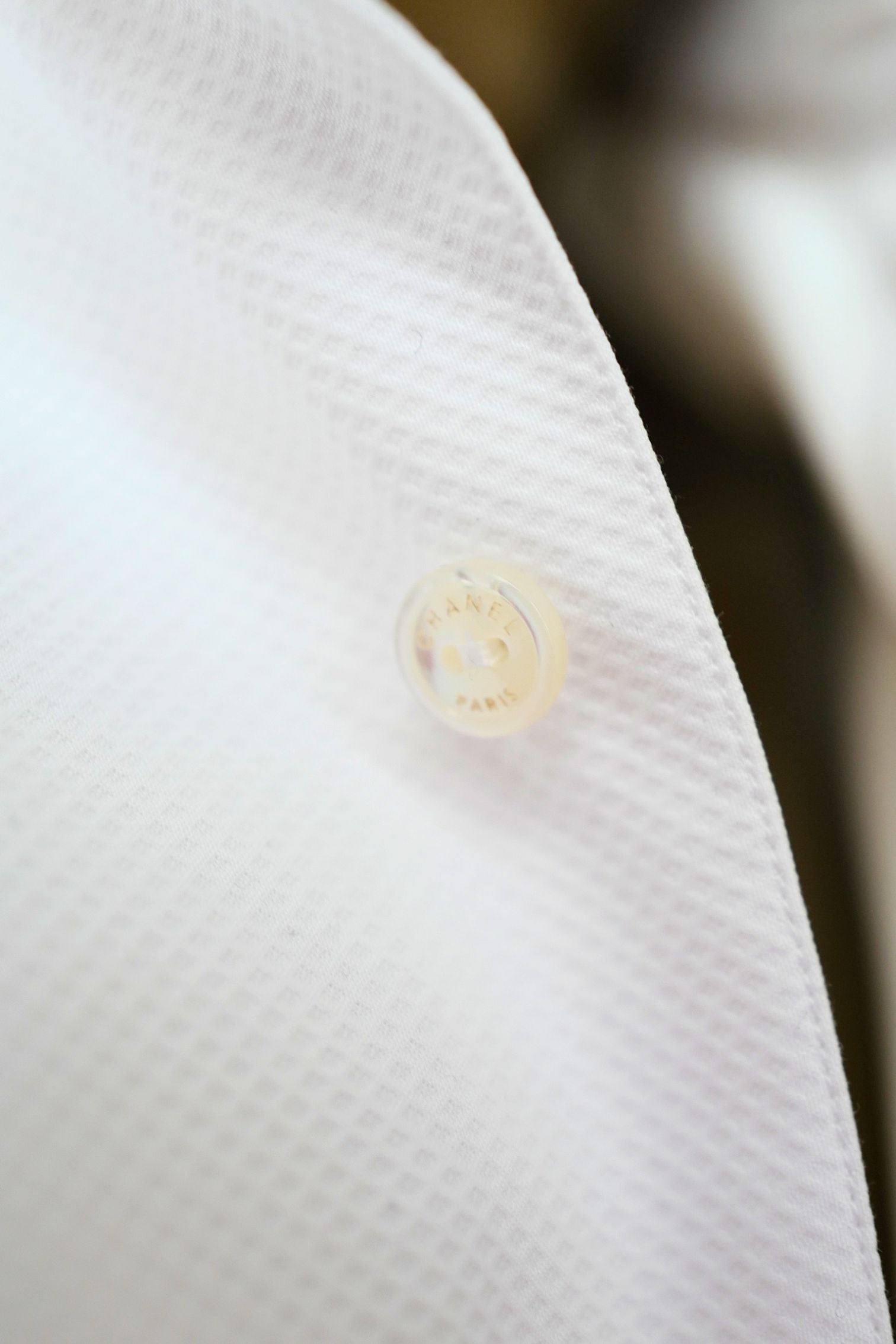 New Arrival Chanel 26S Long Sleeved Shirt Matthieu Blazy White Cotton Size 36