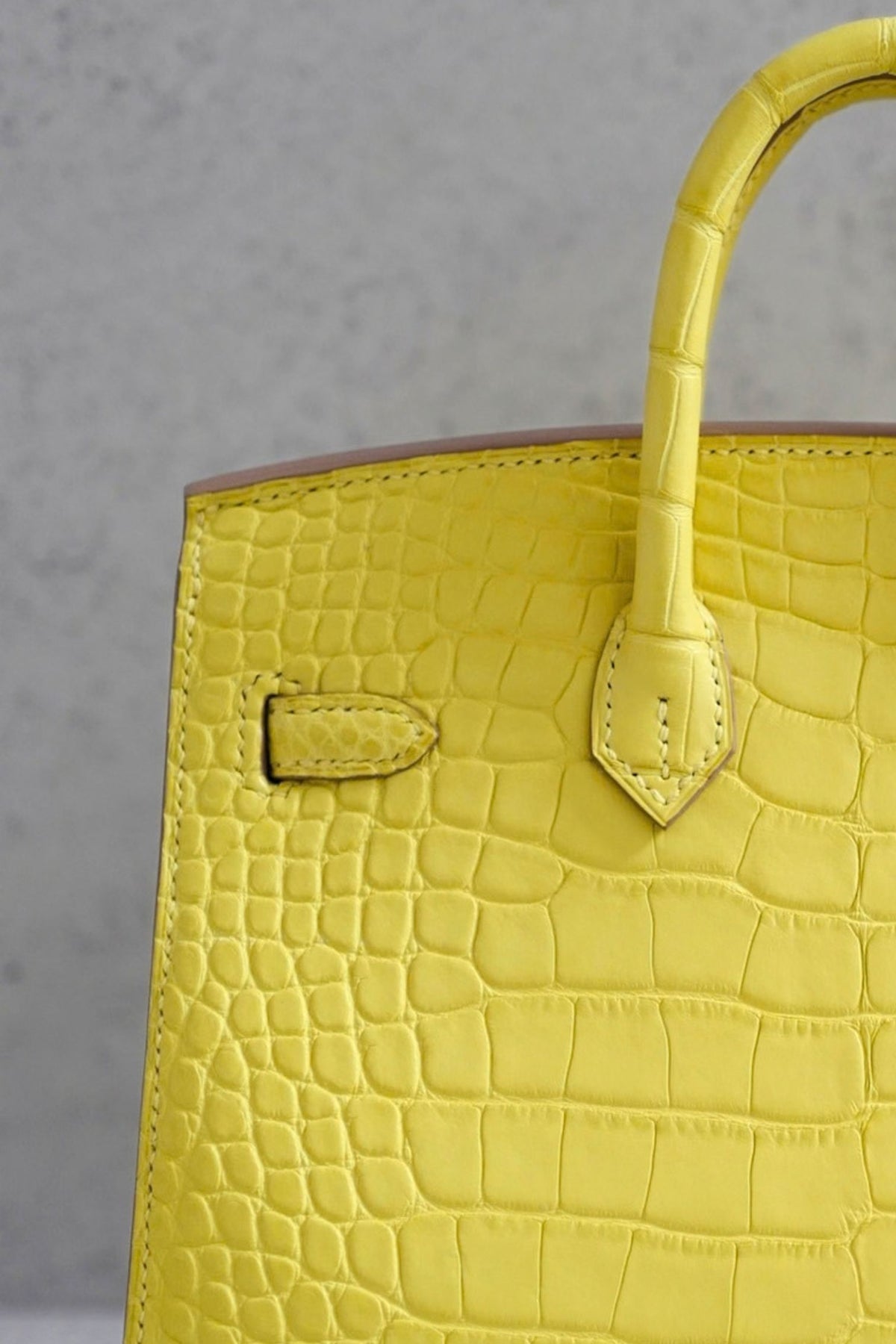 NEW Hermes Birkin 20 Lime Matte Alligator Sellier PHW W Stamp Limited Edition