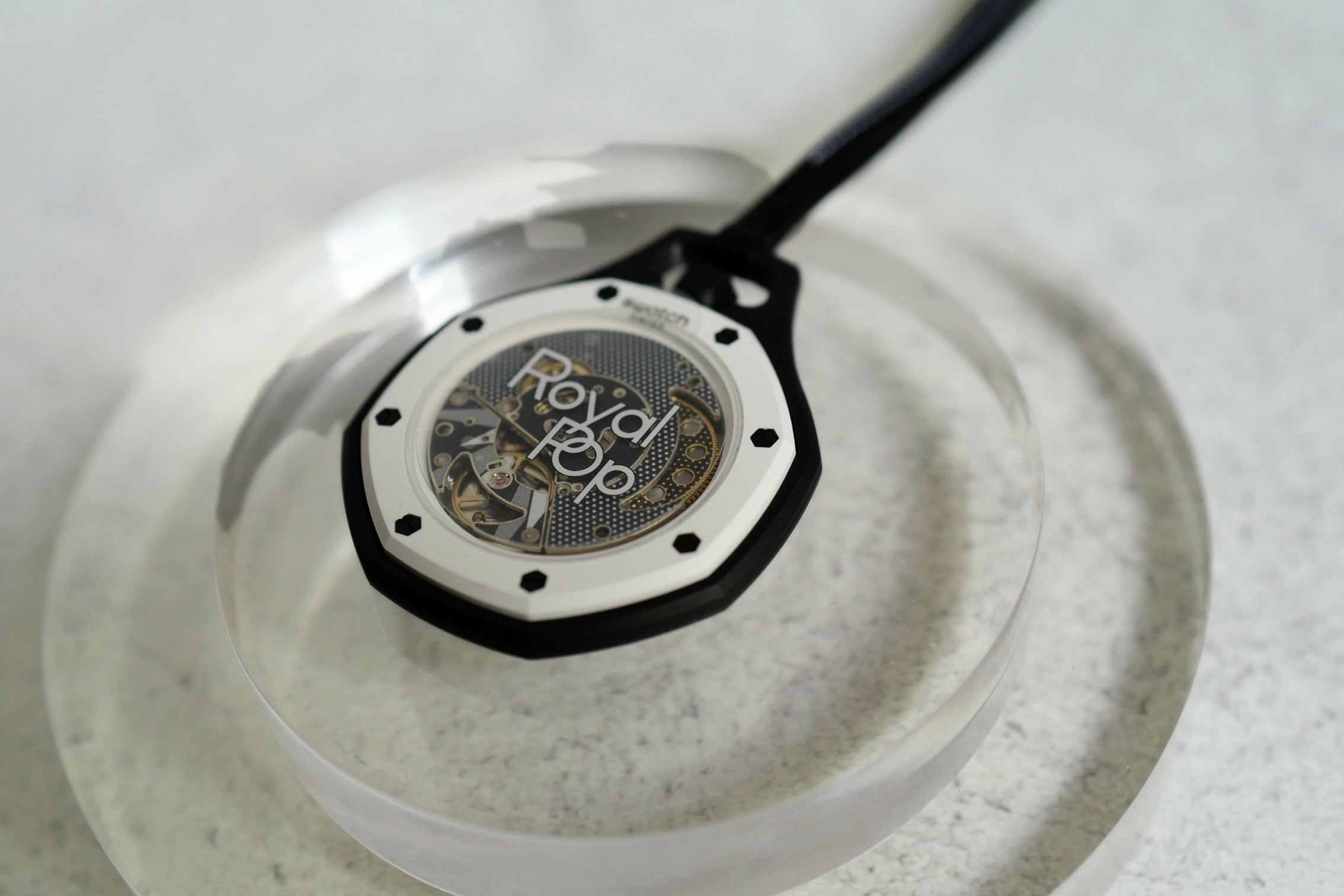 Audemars Piguet x Swatch Royal Pop Panda Black White Mechanical Watch