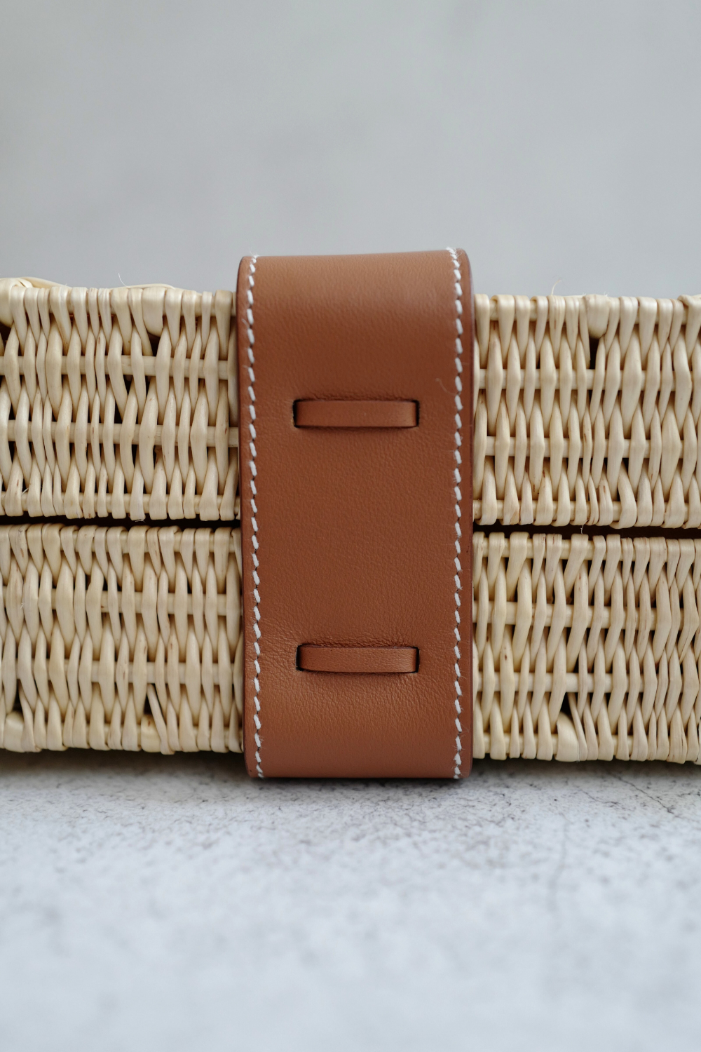 BNIB Hermes Mini Kelly Picnic Gold w Palladium Hardware Complete W Receipt