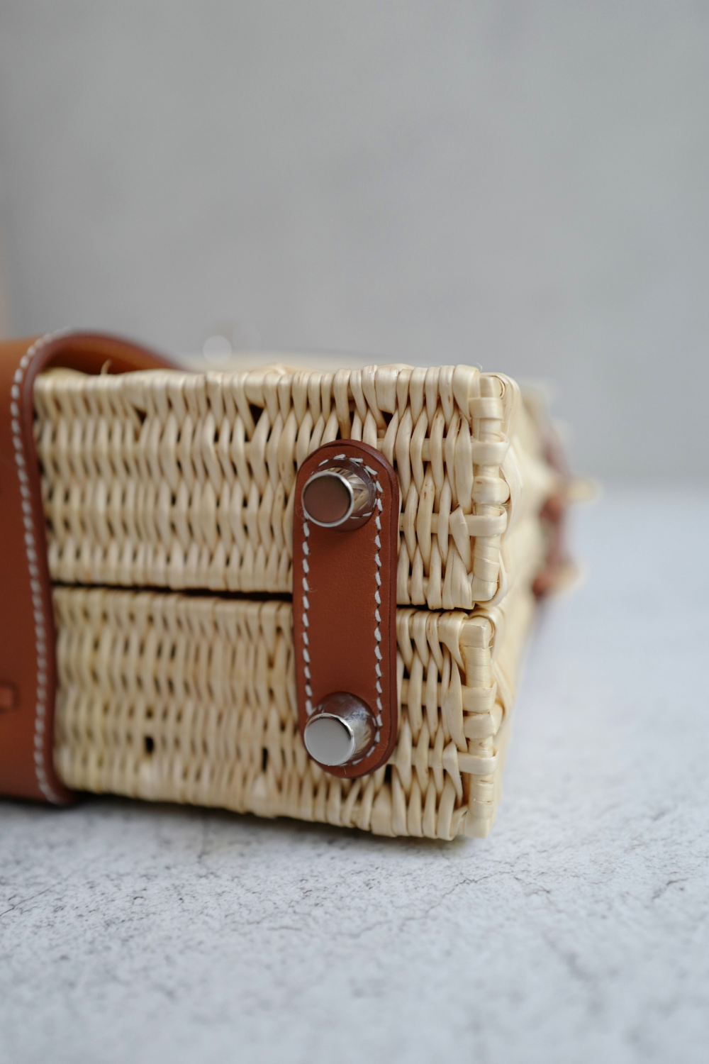 BNIB Hermes Mini Kelly Picnic Gold w Palladium Hardware Complete W Receipt