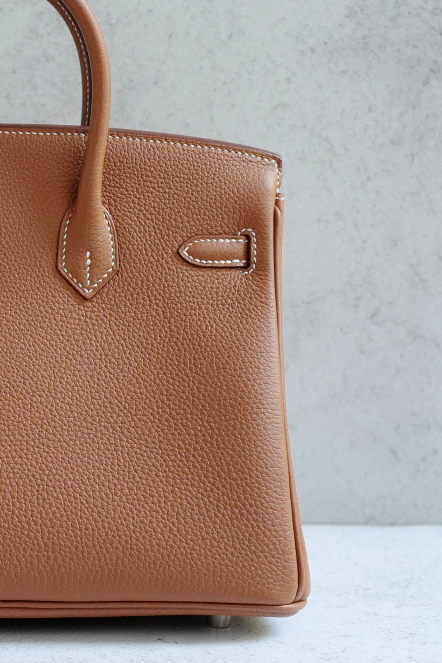 BNIB Hermes Birkin 25 Gold Togo Leather Palladium Hardware