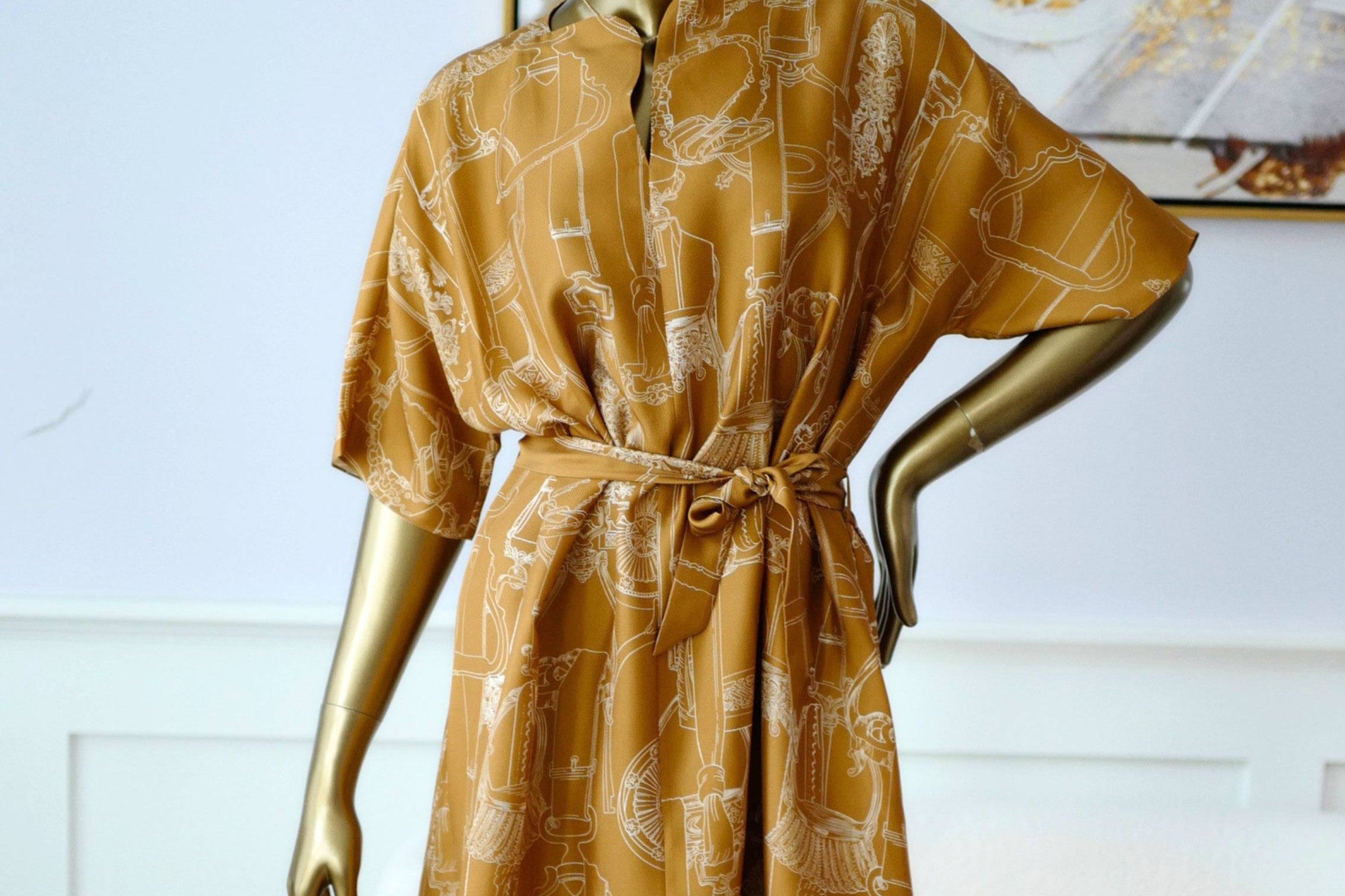 NEW Hermes Etriers Remix Classic Caftan Marron Ocre size 38