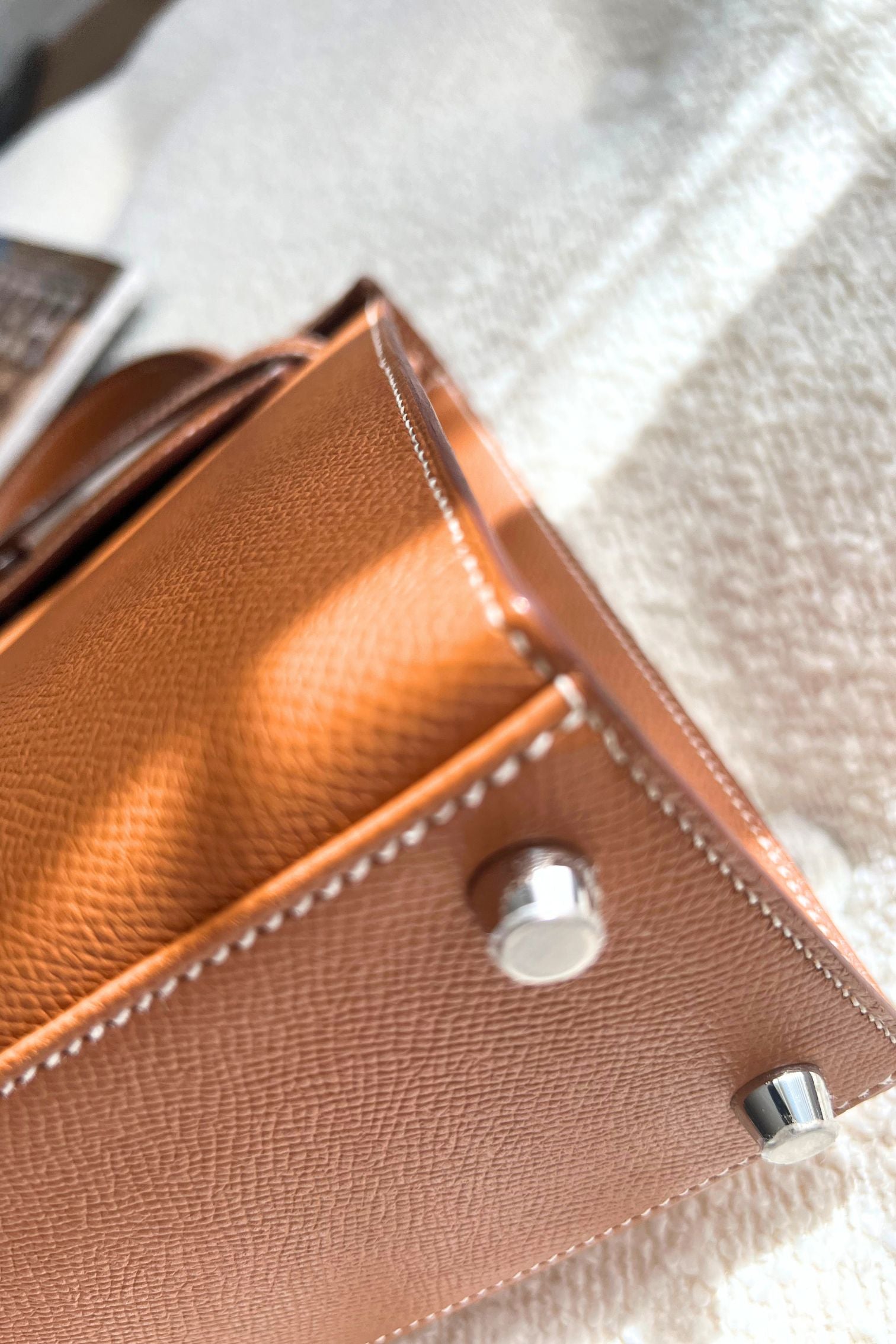 BNIB Hermes Kelly 25 Gold Epsom Sellier Palladium Hardware G Stamp 2026