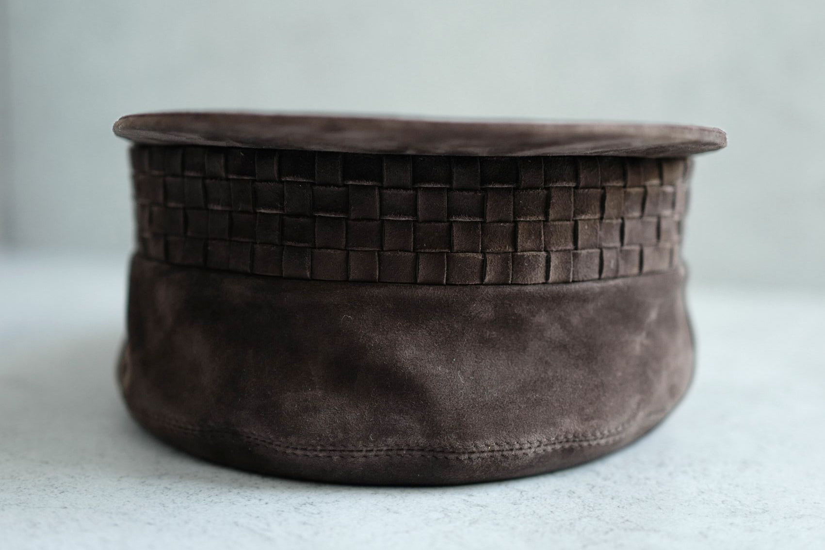 NEW Hermes Casquette Femme Giulietta in Marron Ebene Size 57 Hat $1600 Retail