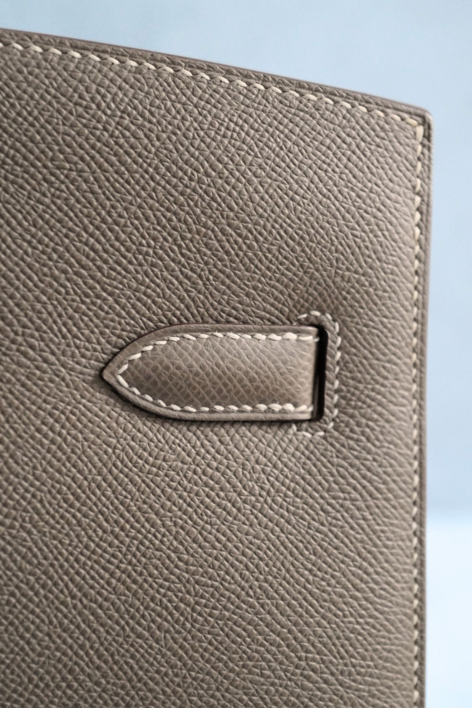 Hermès Birkin 30 Etoupe Epsom Leather Sellier with Gold HW Stamp Z