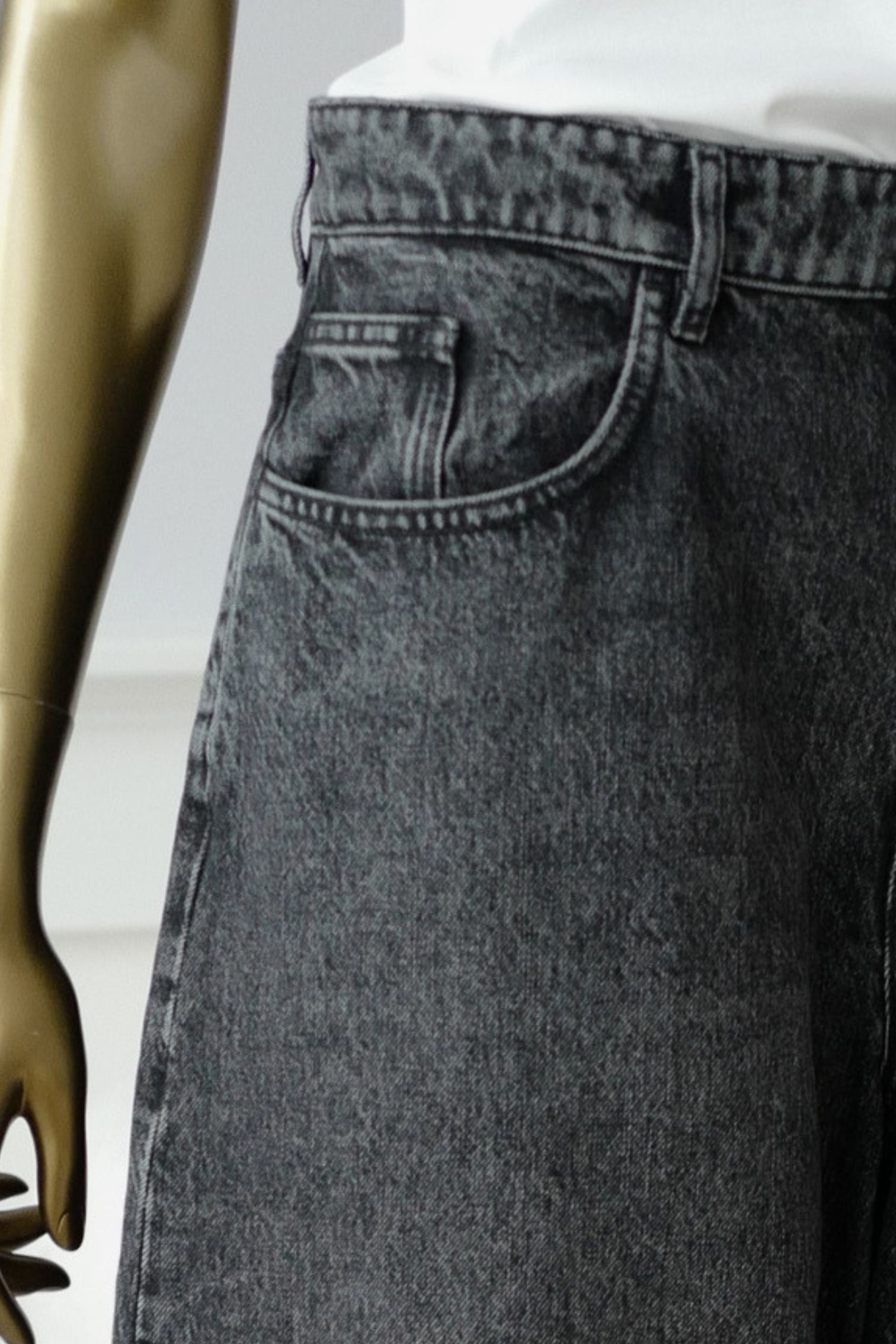 Chanel Métiers d’Art 2026 Matthieu Blazy Denim Dark Jeans Pants Size 36