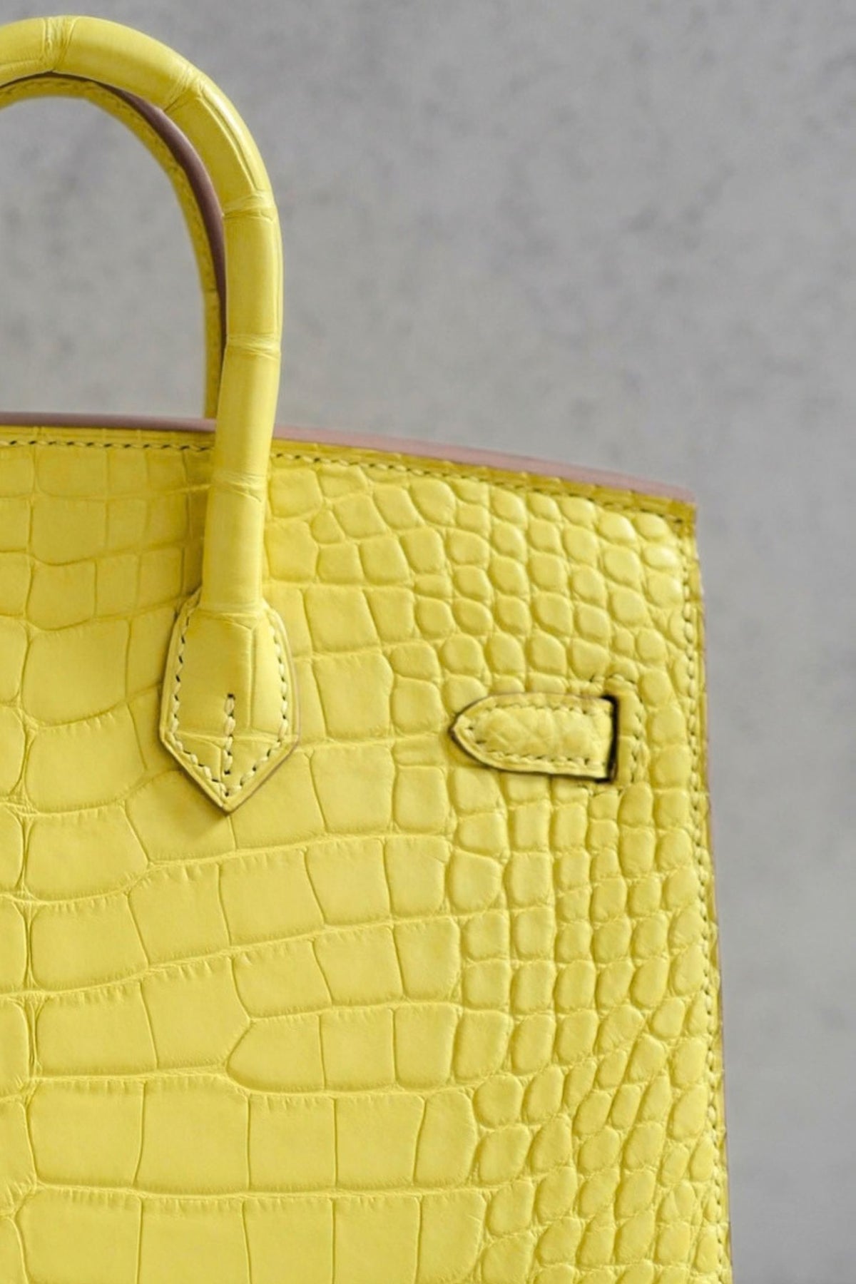 NEW Hermes Birkin 20 Lime Matte Alligator Sellier PHW W Stamp Limited Edition