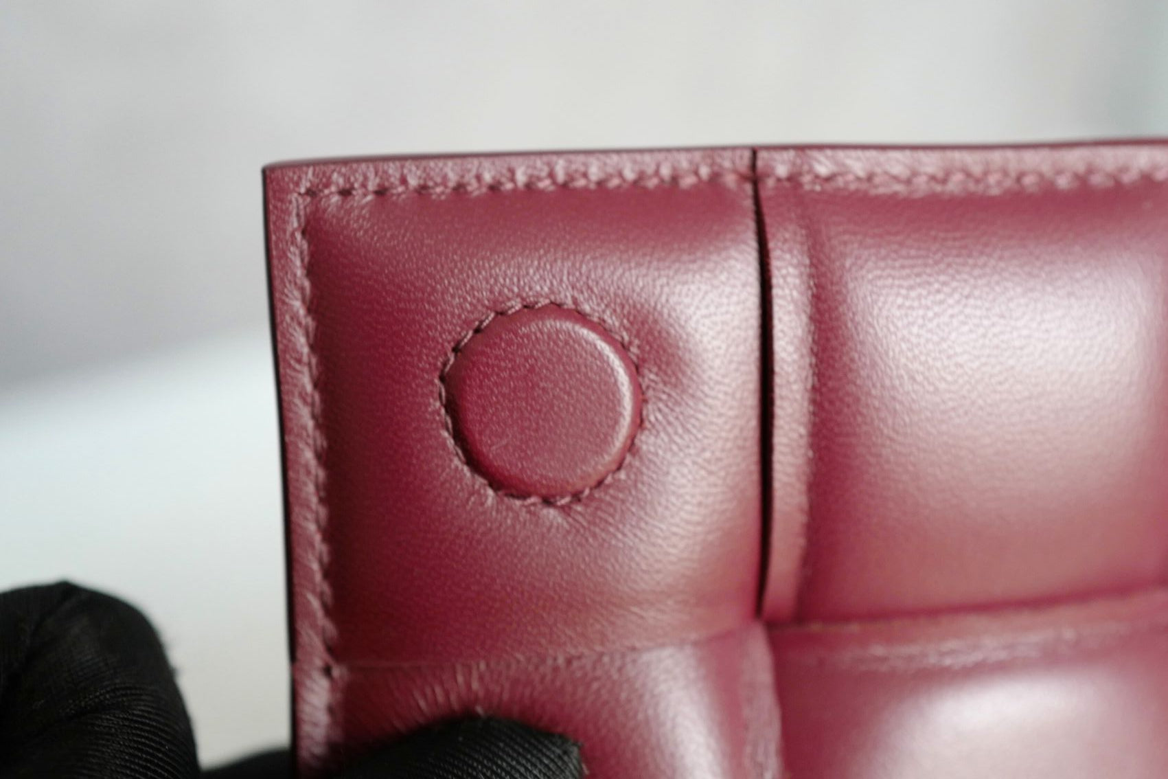 Bottega Veneta Padded Burgundy Small Cassette Belt Bag NEW