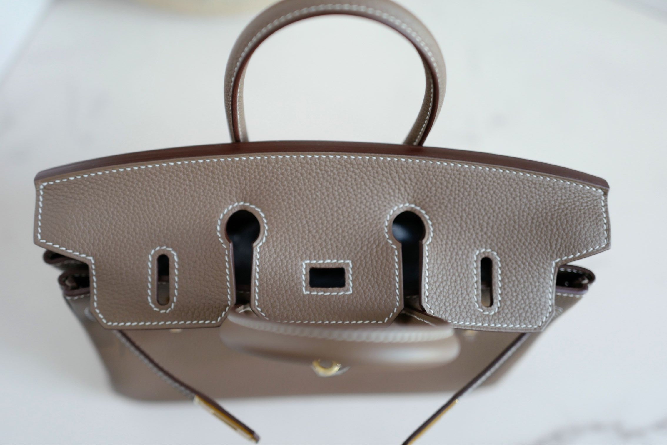 Hermes Birkin 25 Etoupe Togo Leather Gold Hardware K Stamp 2025