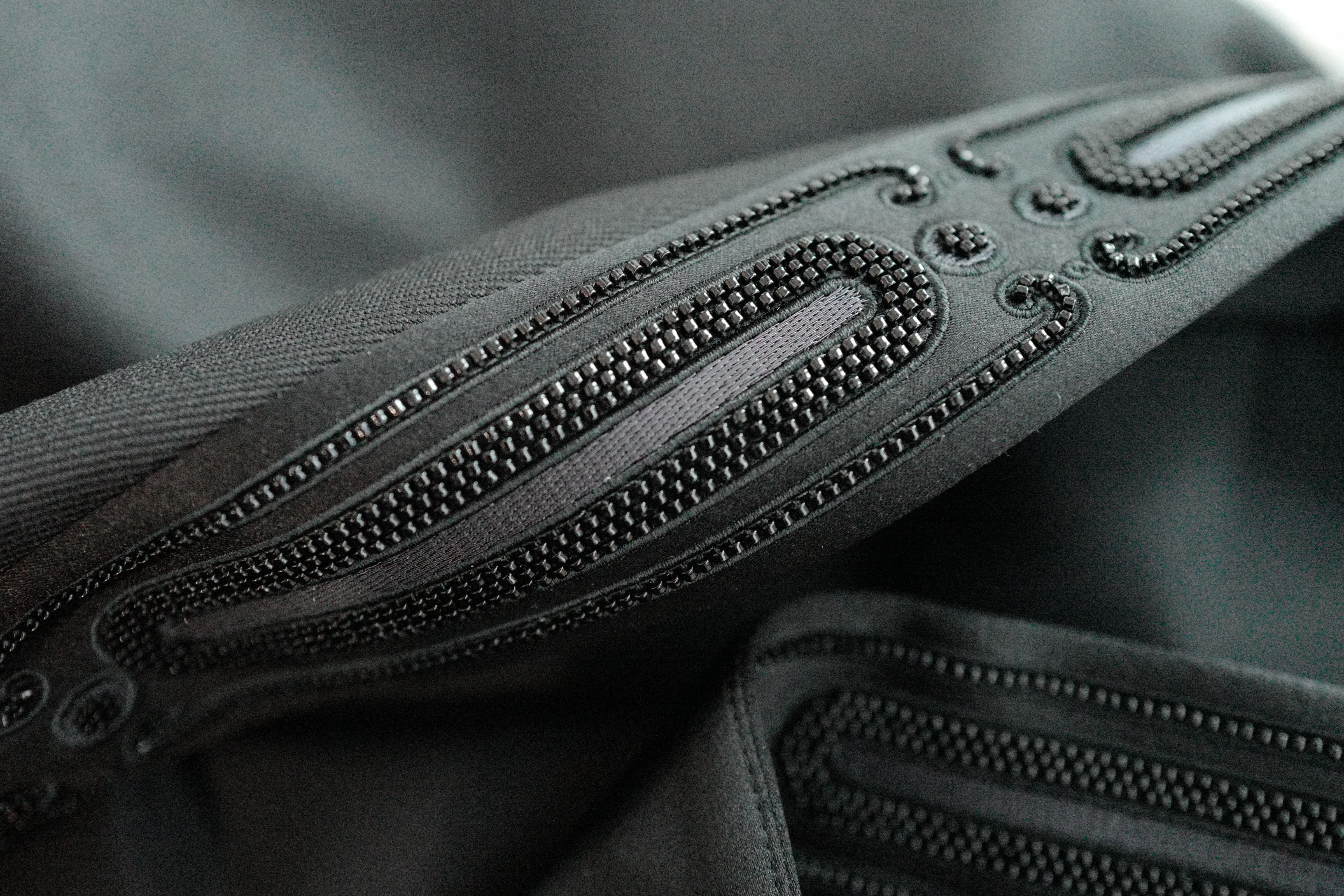 NEW Hermes Embroidered Long Poncho Vest Size 34 Noir Black Over $7K Retail