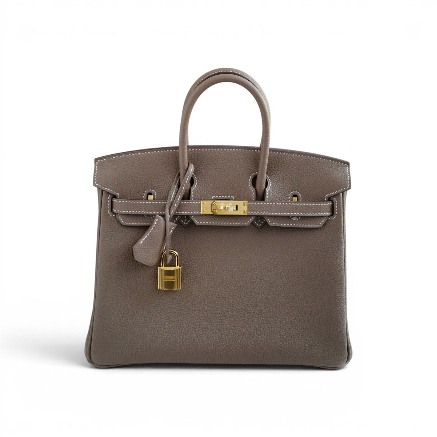 Hermes Birkin 25 Etoupe Togo Leather Gold Hardware K Stamp 2025