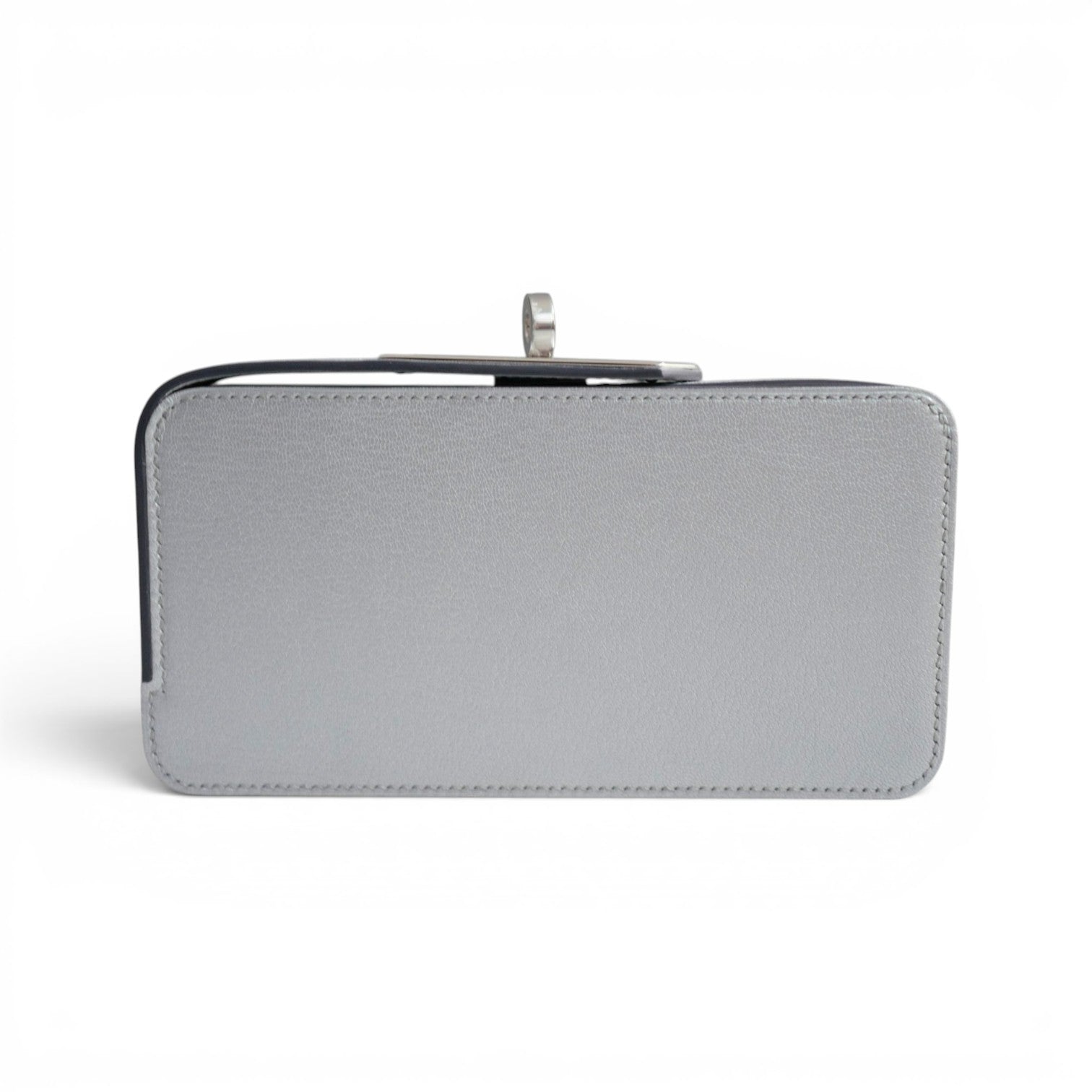 BNIB Hermes Clutch Sanglons Argent Chamkila Goatskin PHW G Stamp 2026