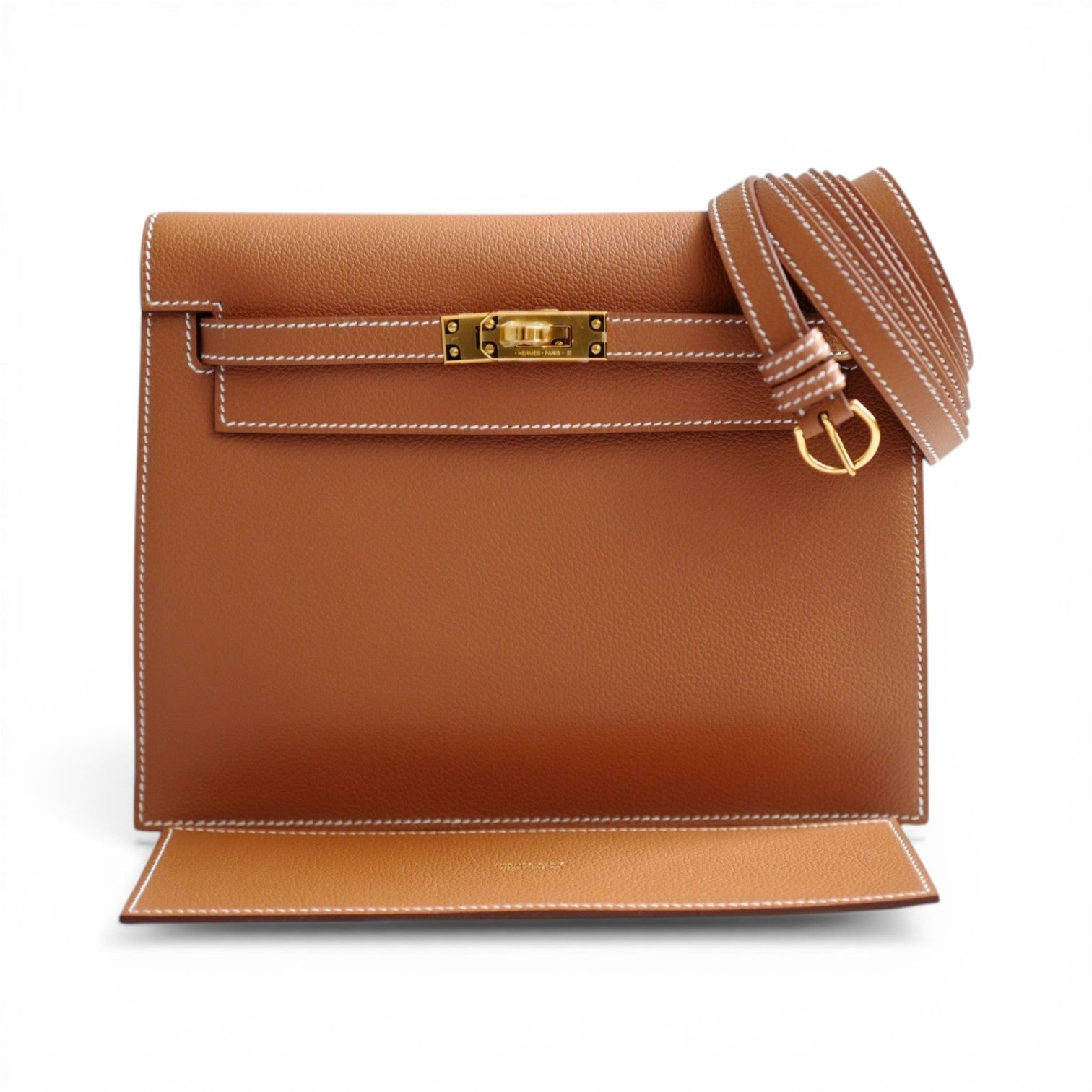 Hermès Kelly Danse Gold Evercolor Calfskin GHW stamp K