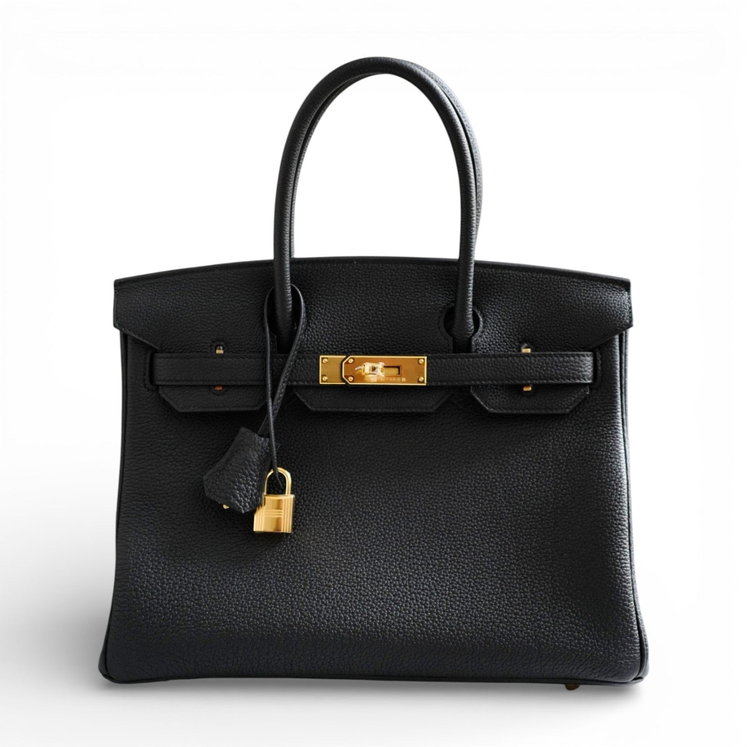 Hermès Birkin 30 Black Togo Leather Gold Hardware K Stamp