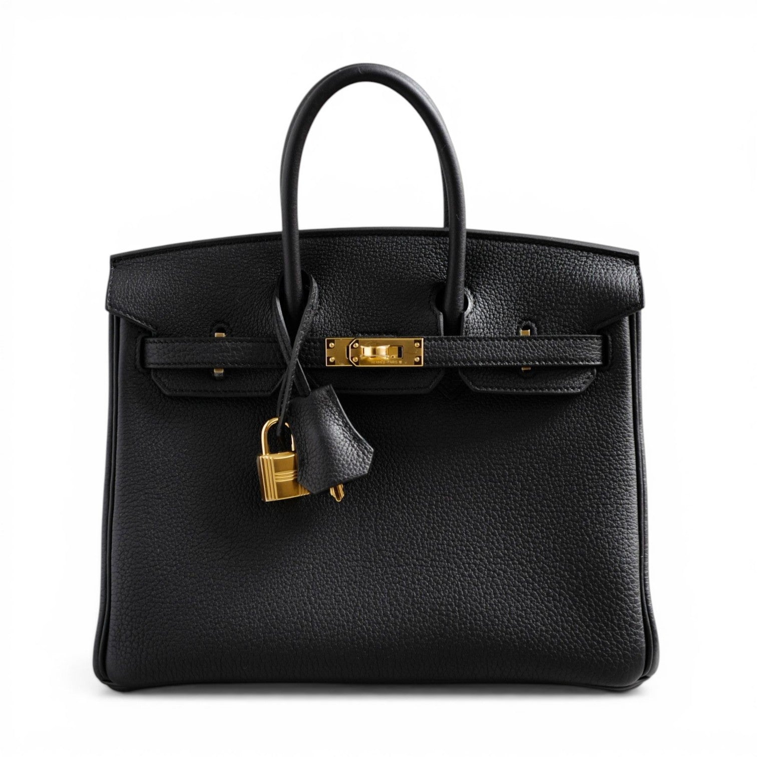 New Hermès Birkin 25 Black Togo Leather Gold Hardware